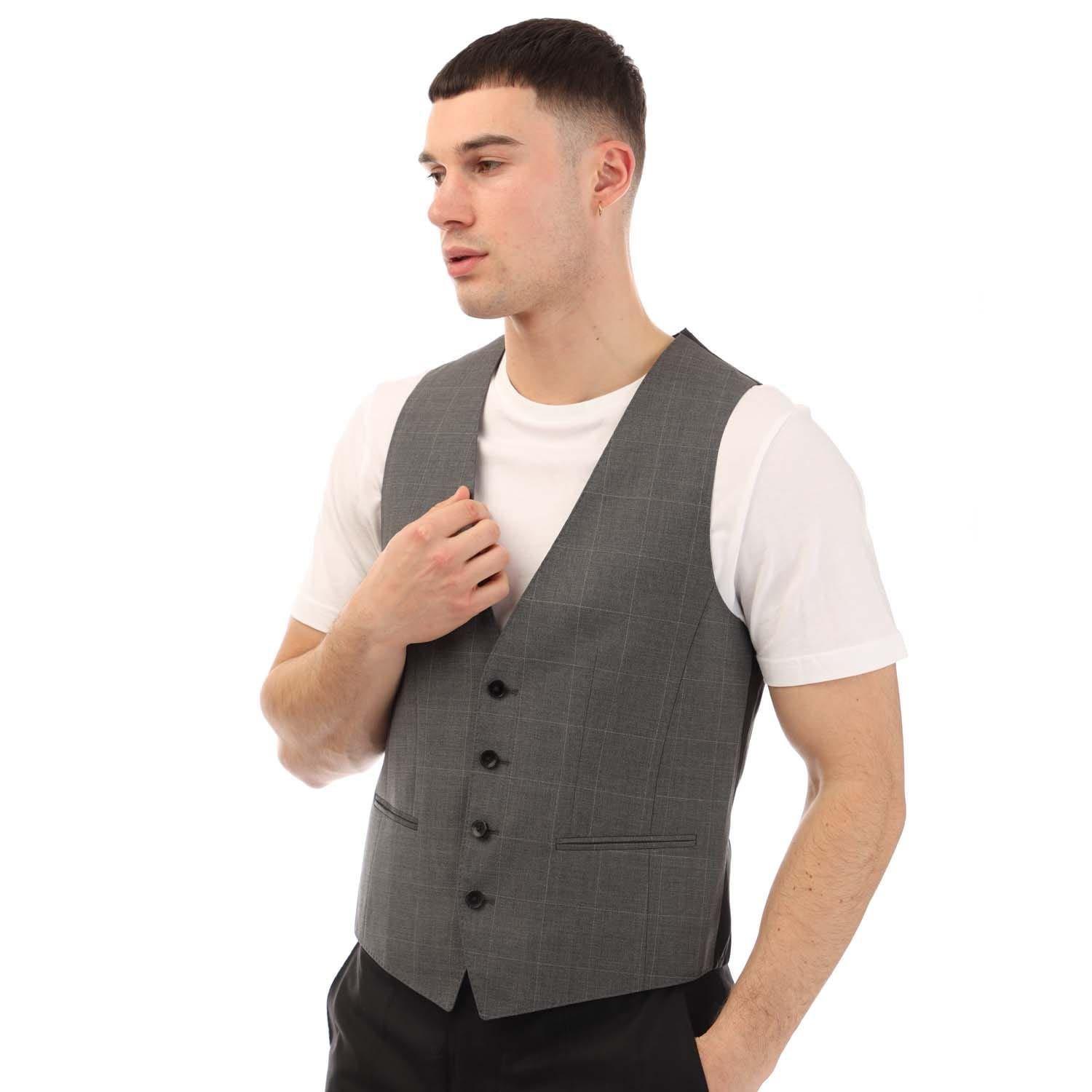 Grey - Boss - Huge6 Waistcoat - 2