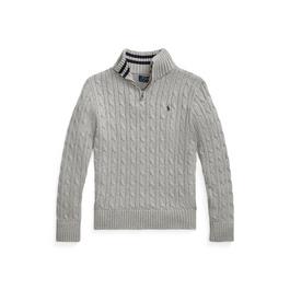 Polo Ralph Lauren Cable-Knit Cotton Quarter-Zip Jumper