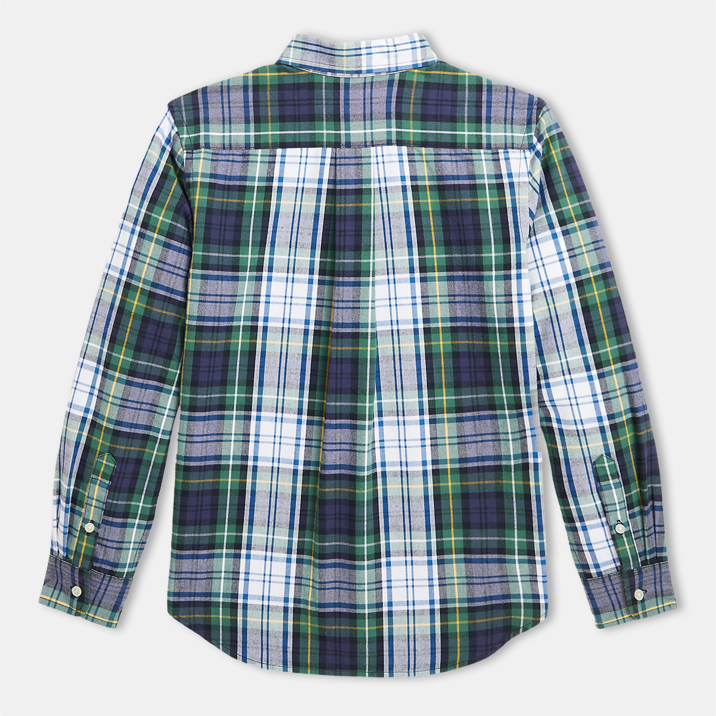 White/Green - Polo Ralph Lauren - Check Shirt Juniors - 2