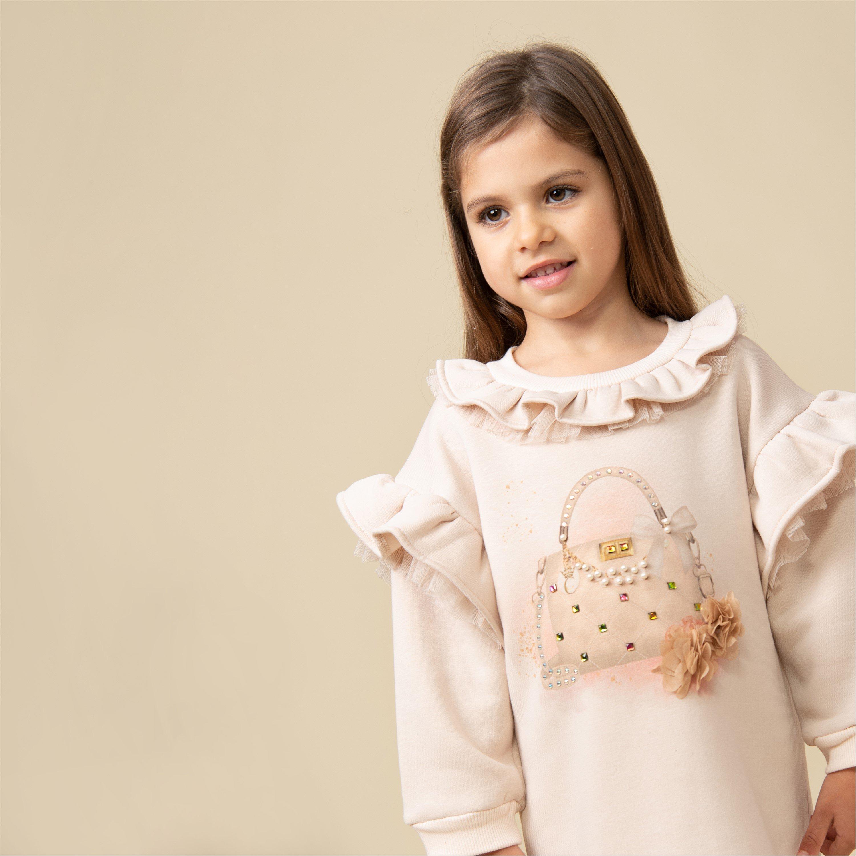 Mink - Caramelo Kids - ' Frill Jumper Dress - 3