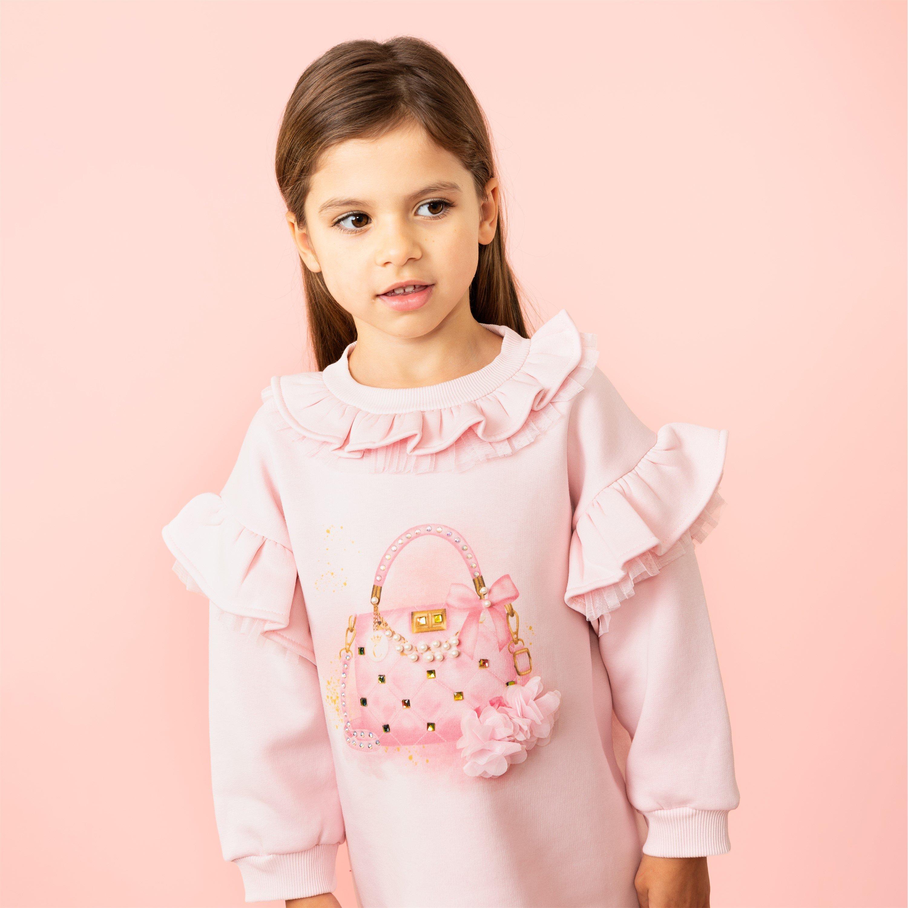 Pink - Caramelo Kids - Kids' Frill Jumper Dress - 4