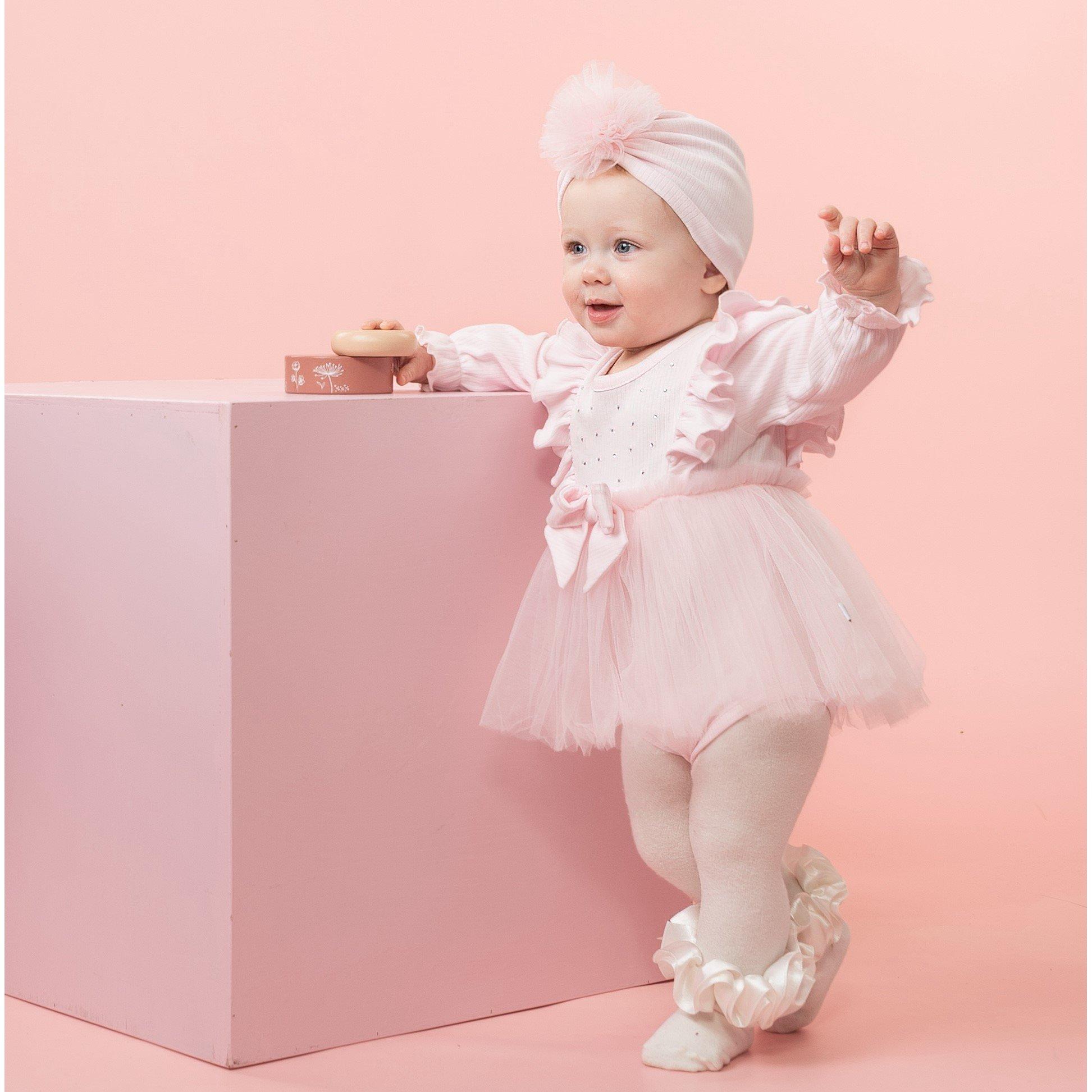 Pink - Caramelo Kids - Kids' Dress + Hat Set Jersey Dresses - 2