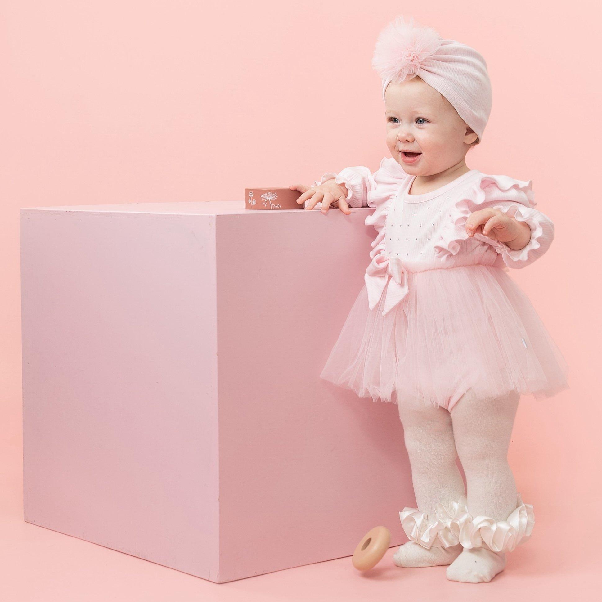 Pink - Caramelo Kids - Kids' Dress + Hat Set Jersey Dresses - 4