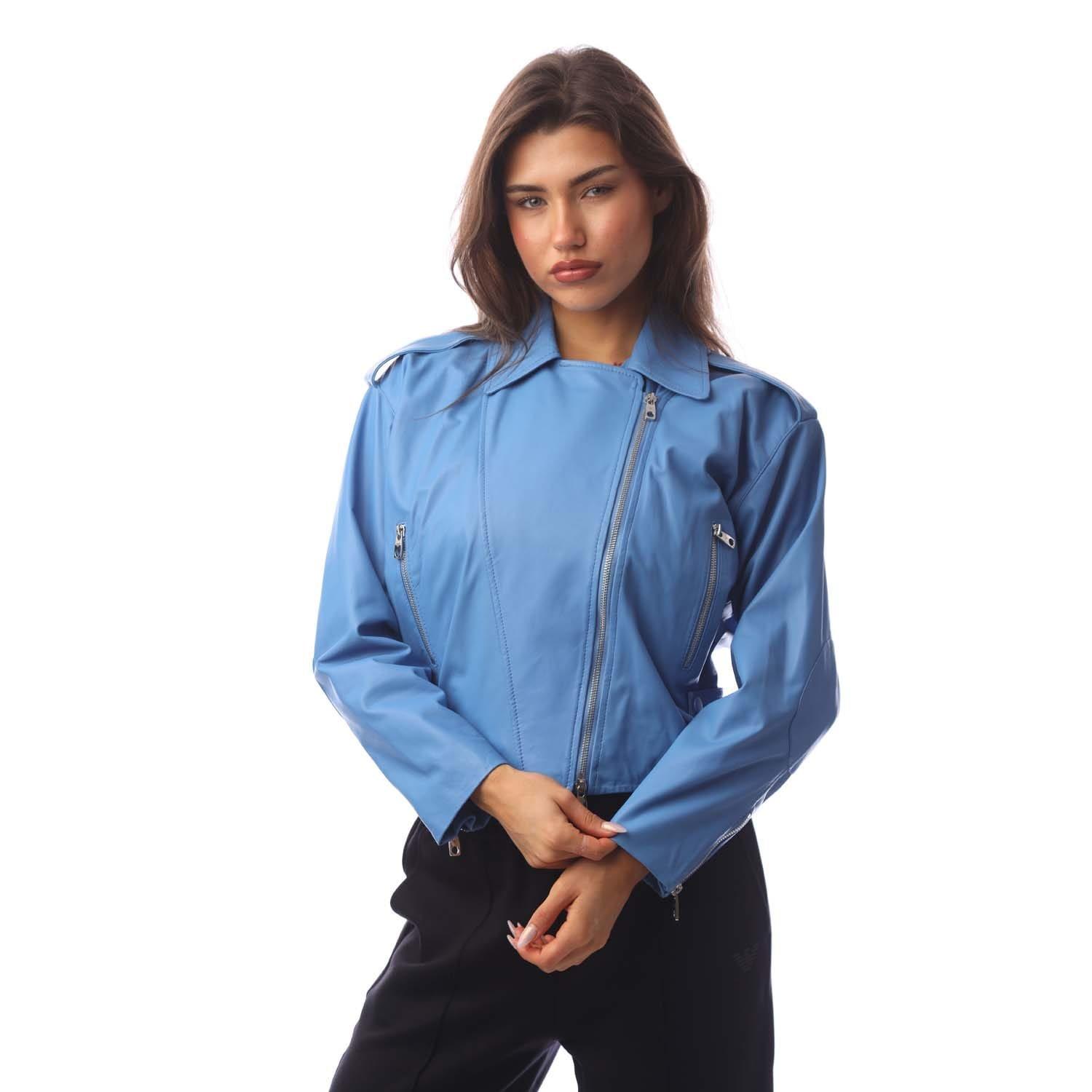 Navy - Emporio Armani - Leather Jacket - 1