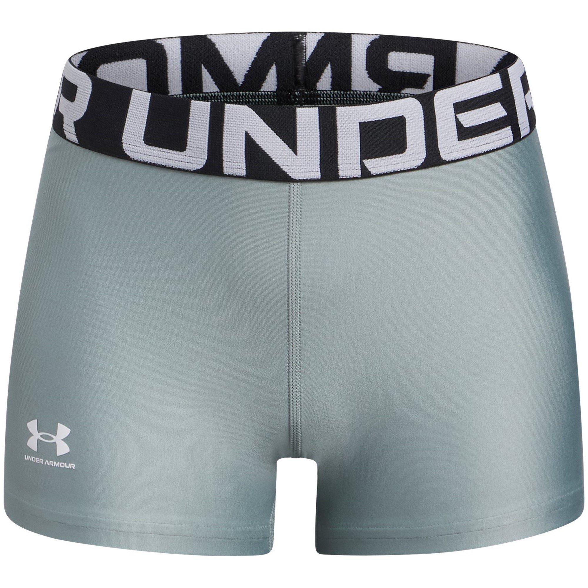 Under Armour Girls Heatgear Shorty Juniors - Green - 13 Years (XL)