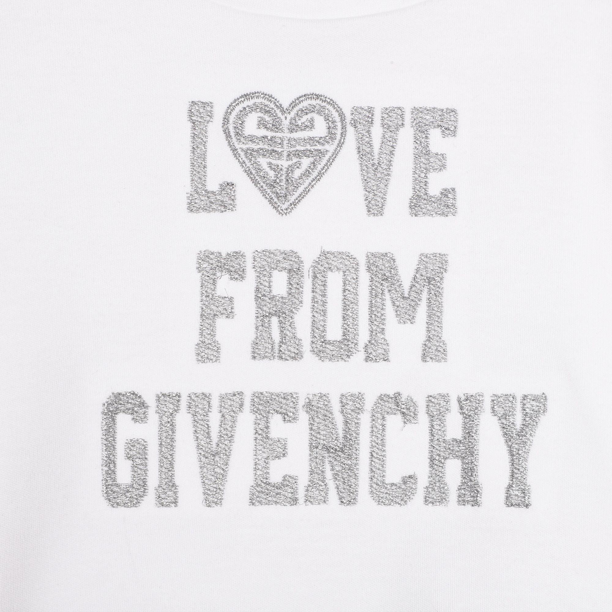 White 10P - GIVENCHY - Kids' Embroidered Logo Long-Sleeve Dress Shirt - 3