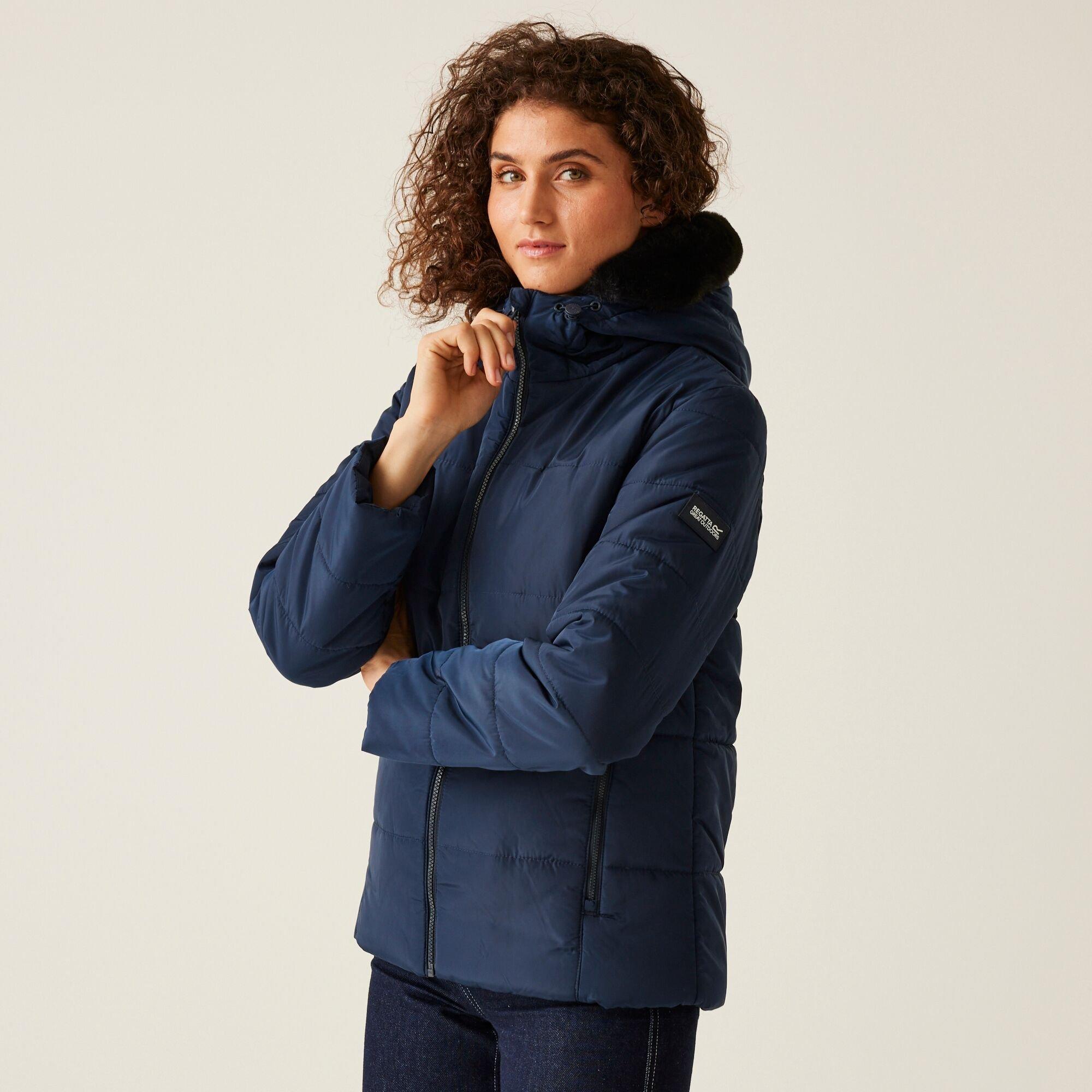 Navy - Regatta - Winnie Baffle Jacket - 1