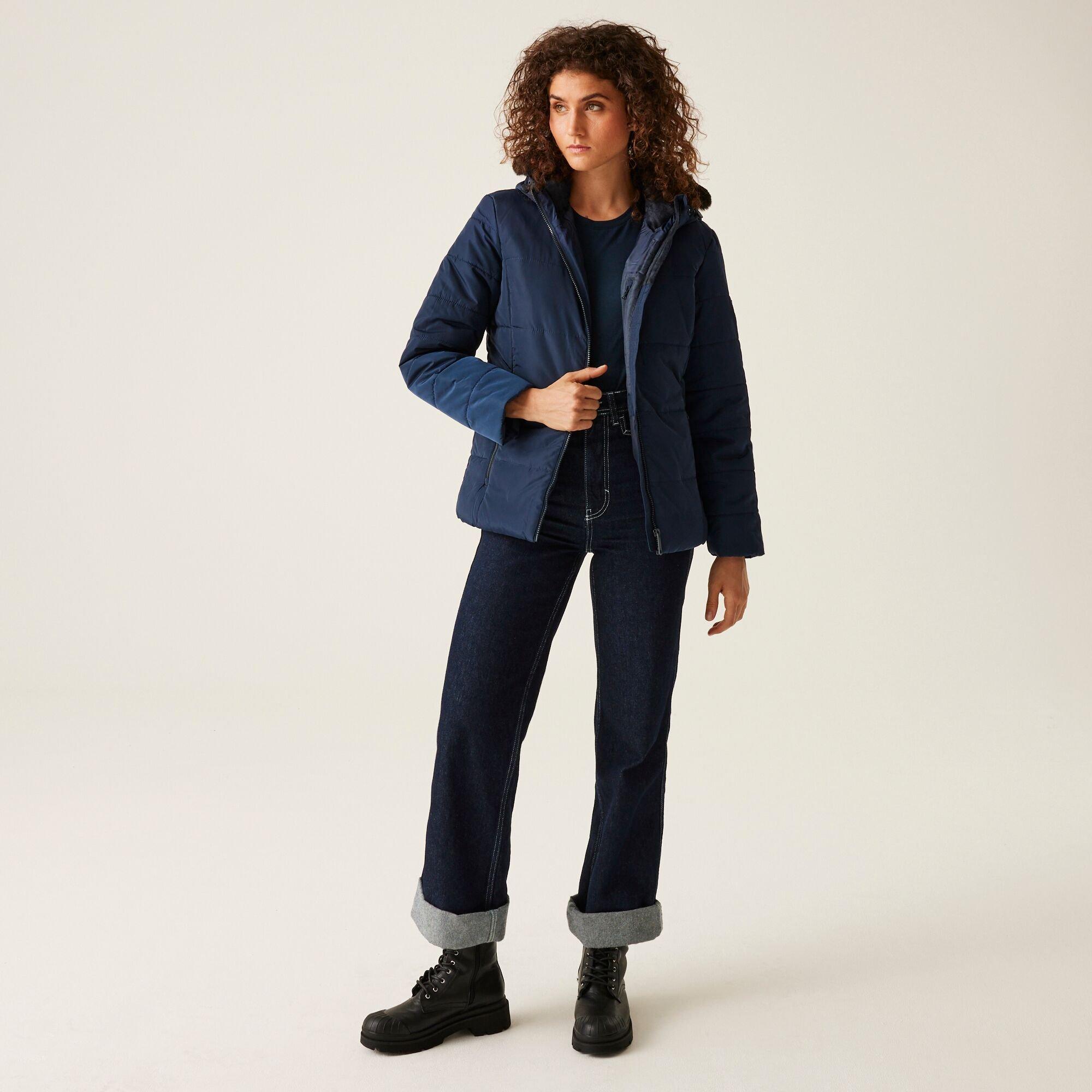 Navy - Regatta - Winnie Baffle Jacket - 3