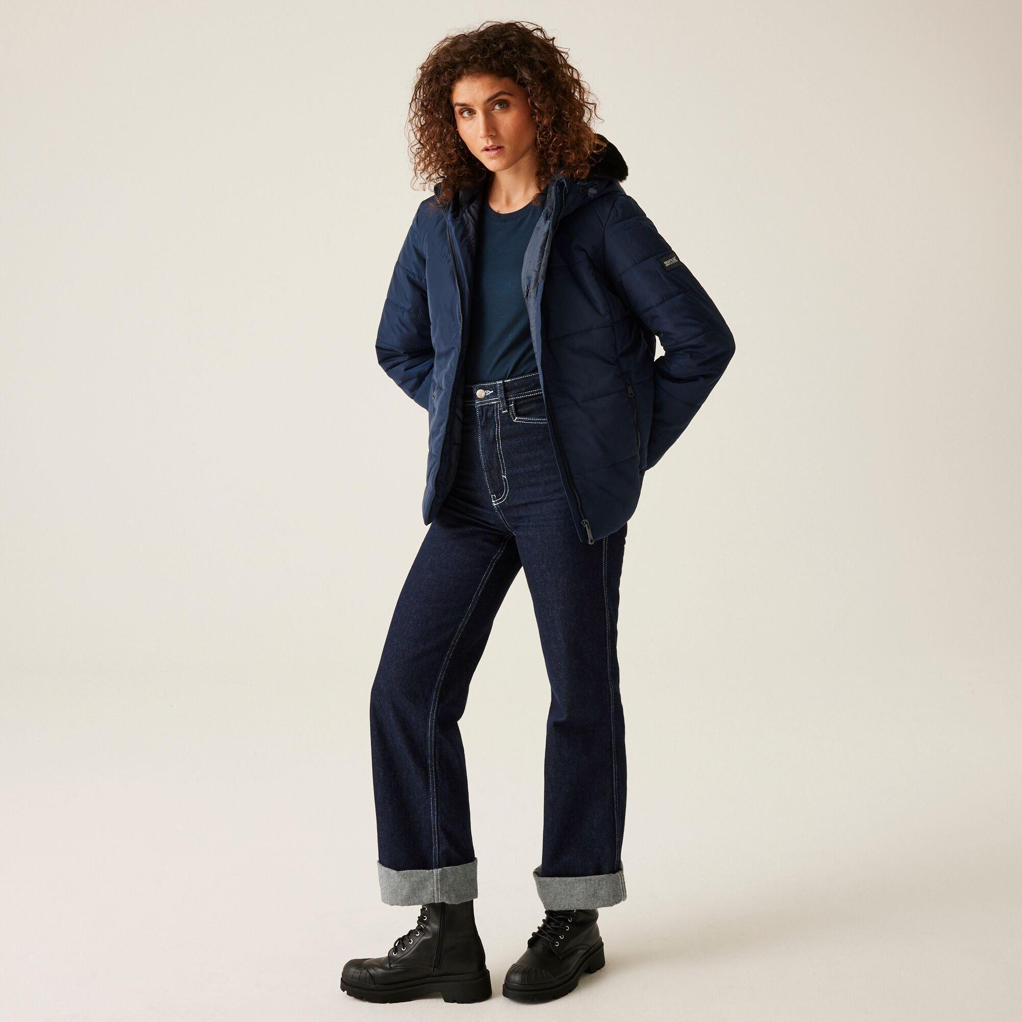 Navy - Regatta - Winnie Baffle Jacket - 6