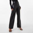 JW Faux Leather Straight Leg Trousers