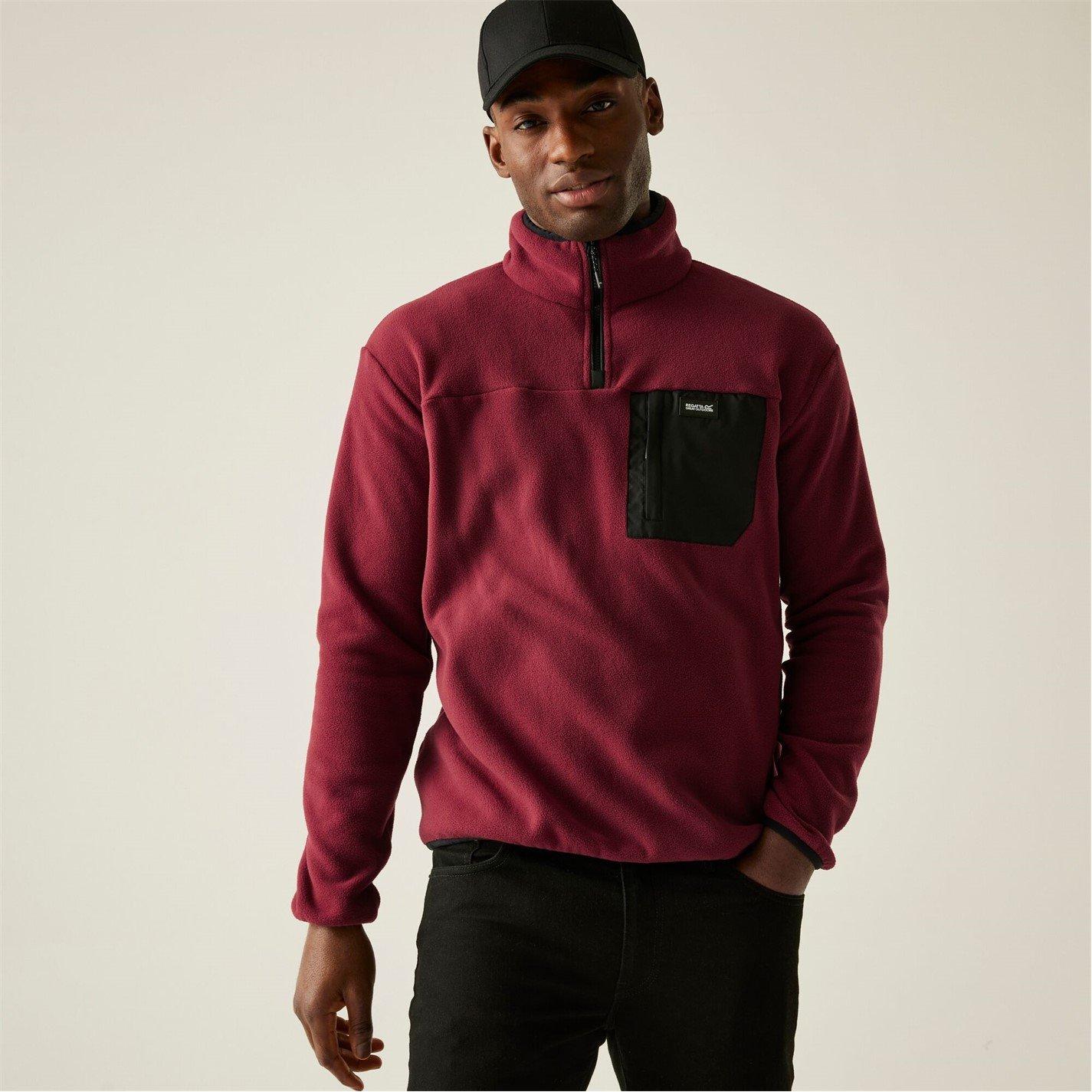 Dark Maroon - Regatta - Frankie Half Zip - 3