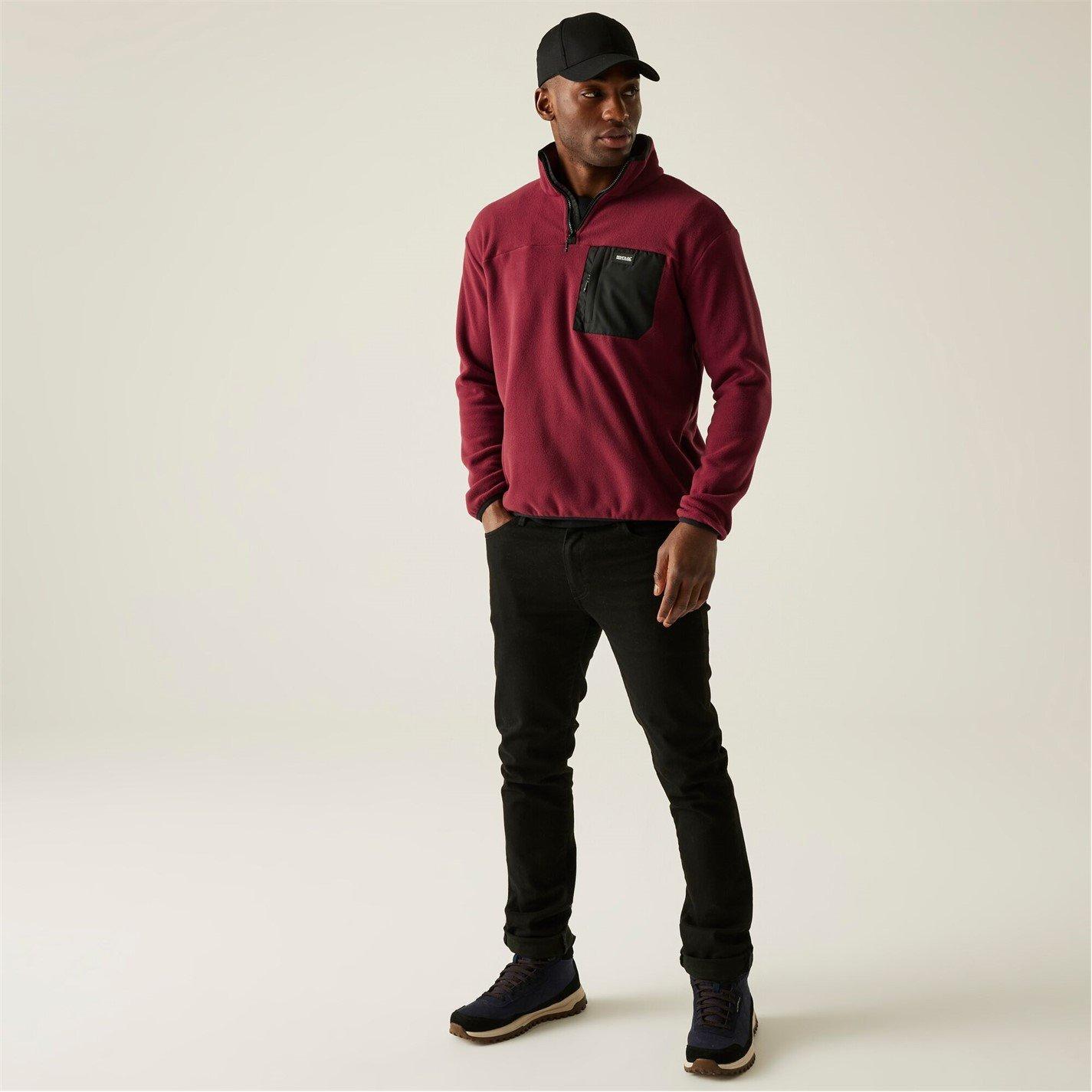 Dark Maroon - Regatta - Frankie Half Zip - 4