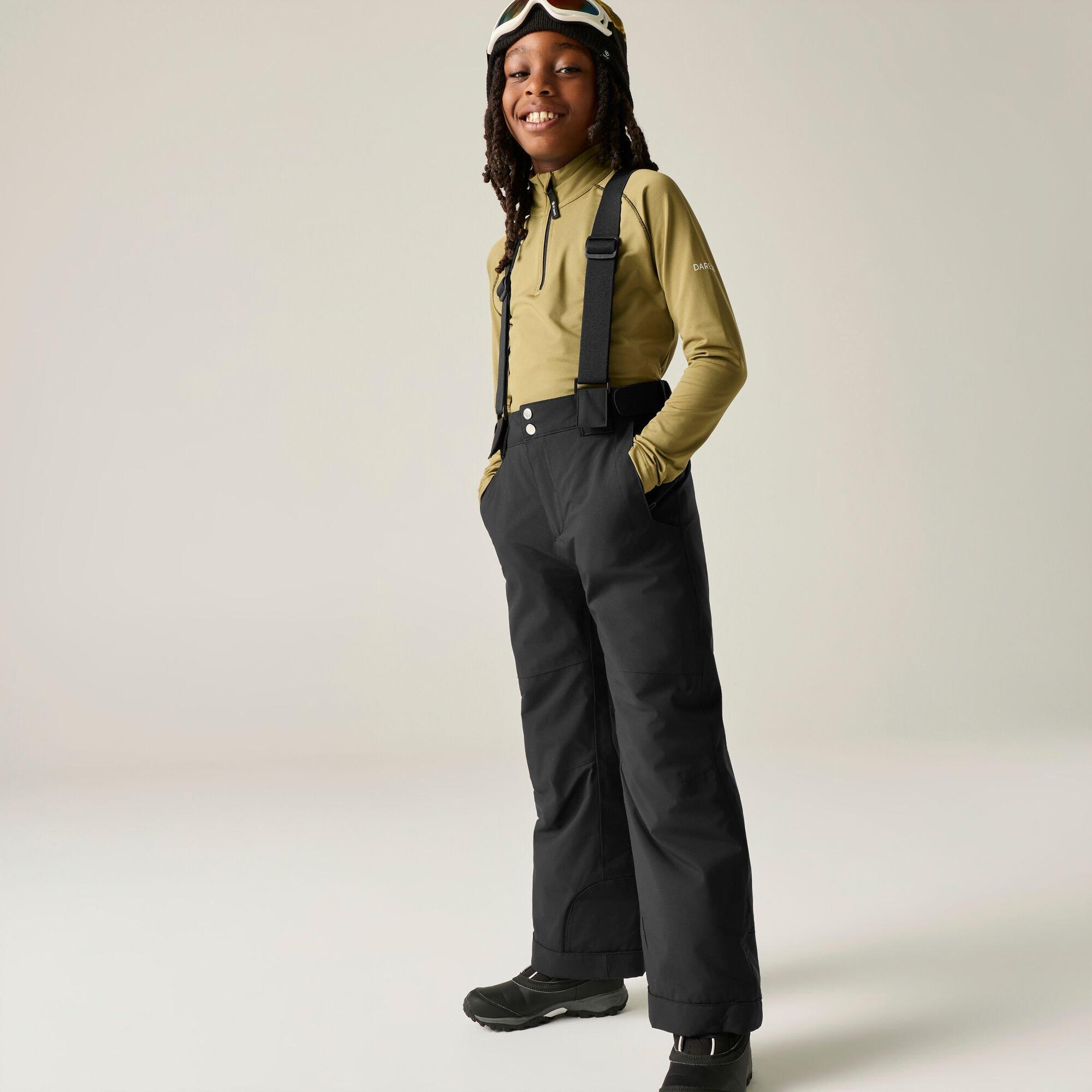 Black - Dare 2b - Kids Outmove III Insulated Ski Pants - 6