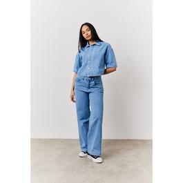In The Style Boxy Denim Shirt