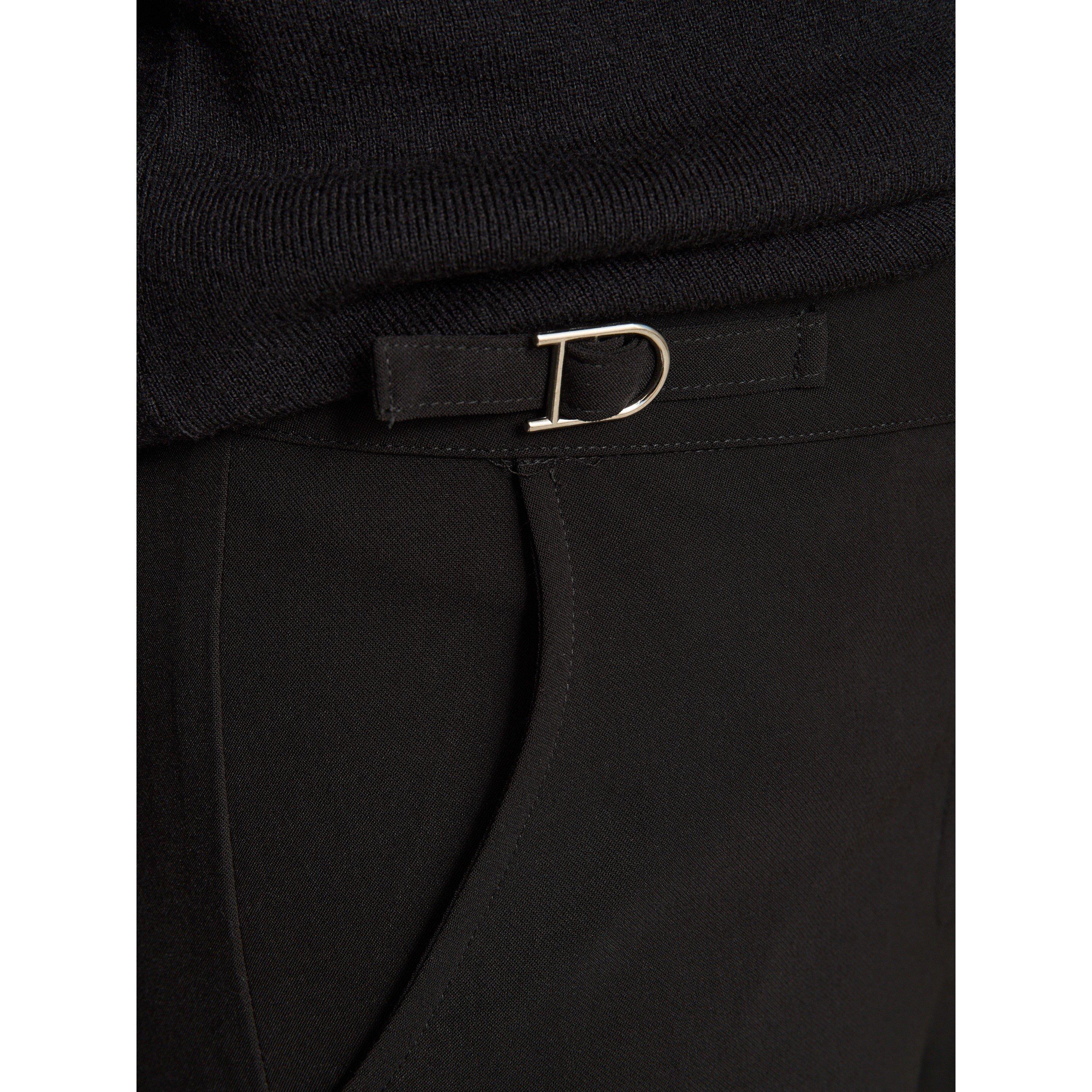 Black - Gina Bacconi - Women's Alexia Wide Leg Tailored Trousers - 5