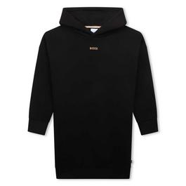 Boss Kids Logo Hoodie Dress, Logo Design