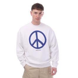 Marcelo Burlon County Peace Comfort Crewneck Sweatshirt