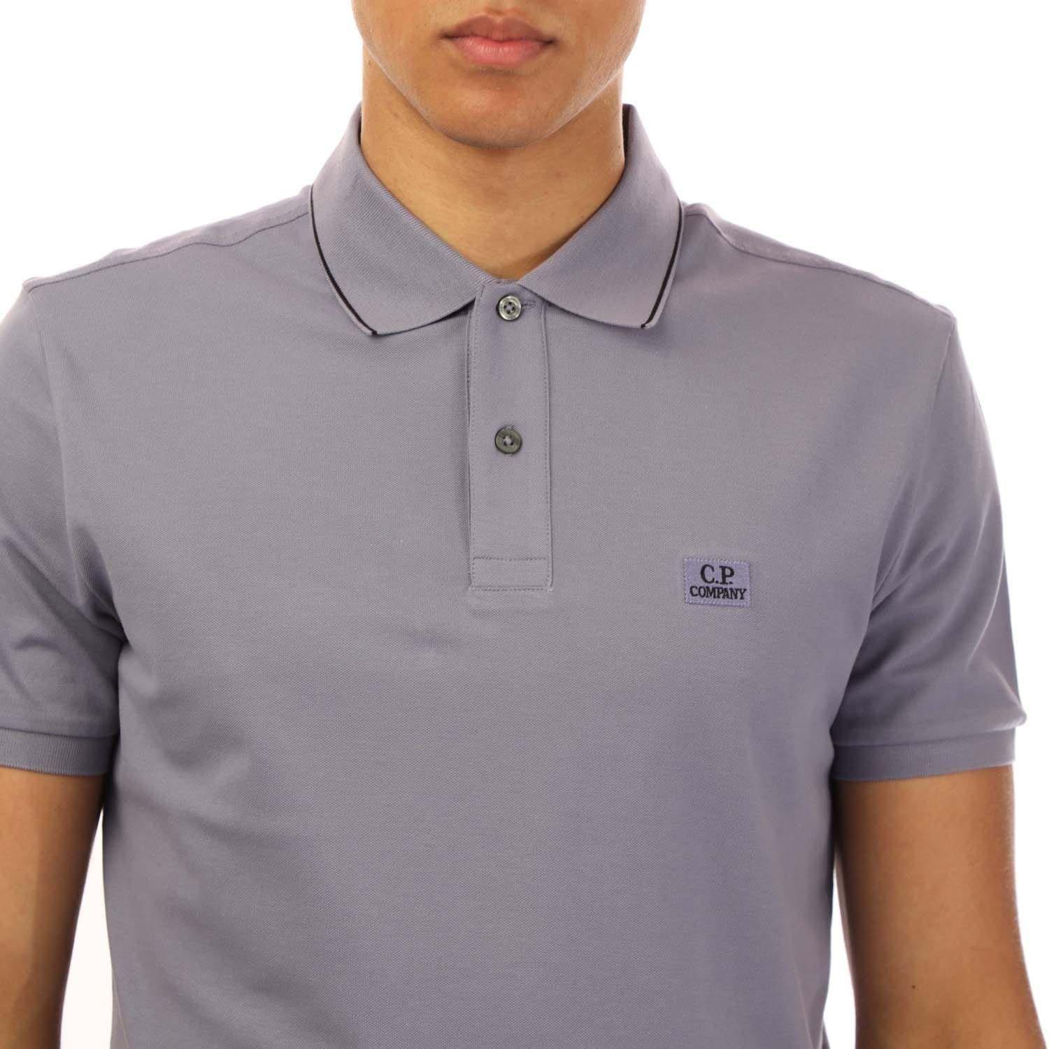 Lavender - CP Company - Stretch Piquet Logo Polo Shirt - 2