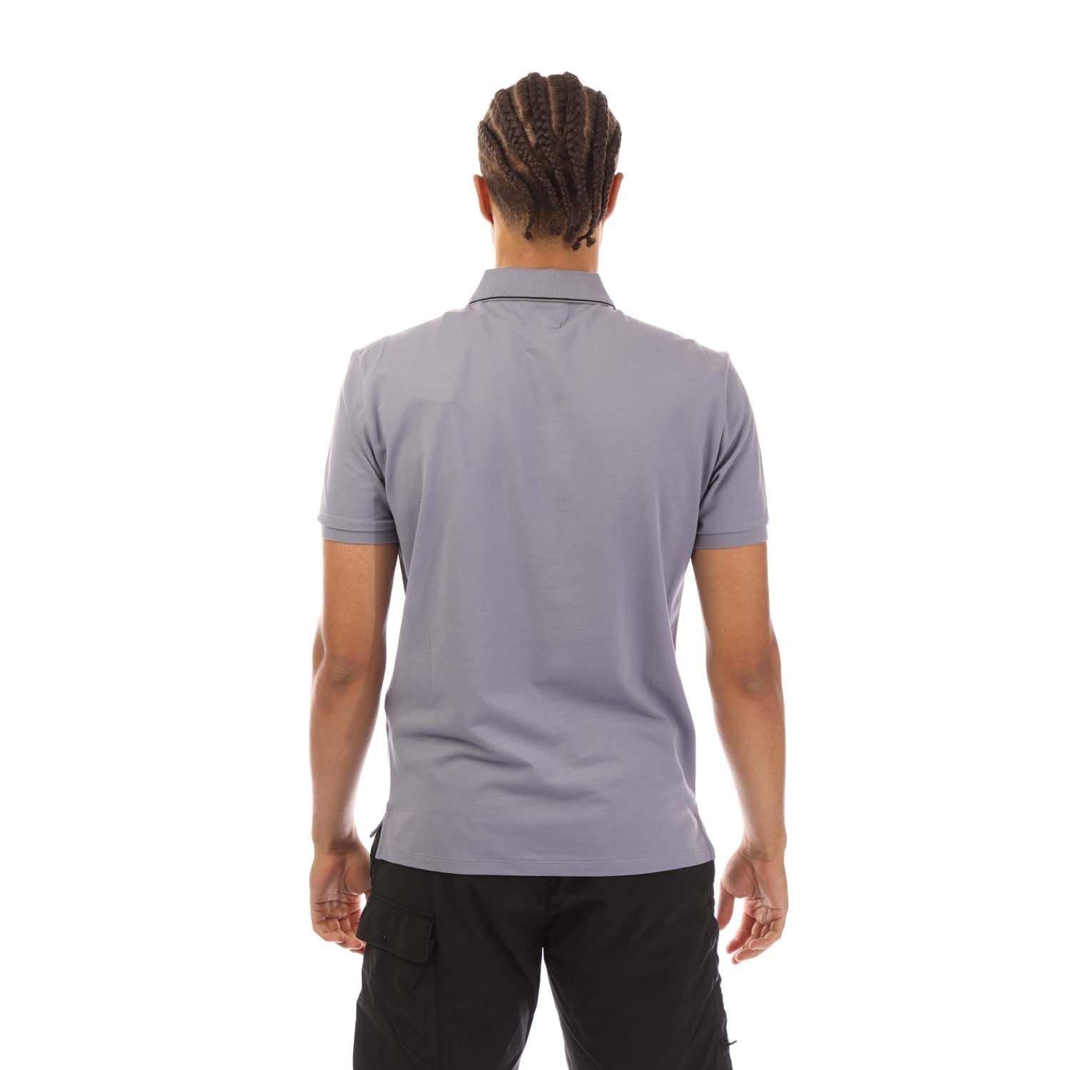Lavender - CP Company - Stretch Piquet Logo Polo Shirt - 3