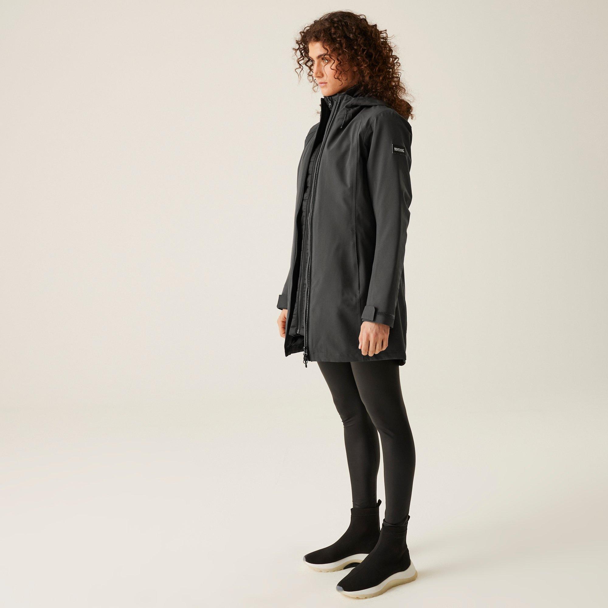 Ash(Black) - Regatta - Women's Denbury V Waterproof 3 in 1 Jacket - 3