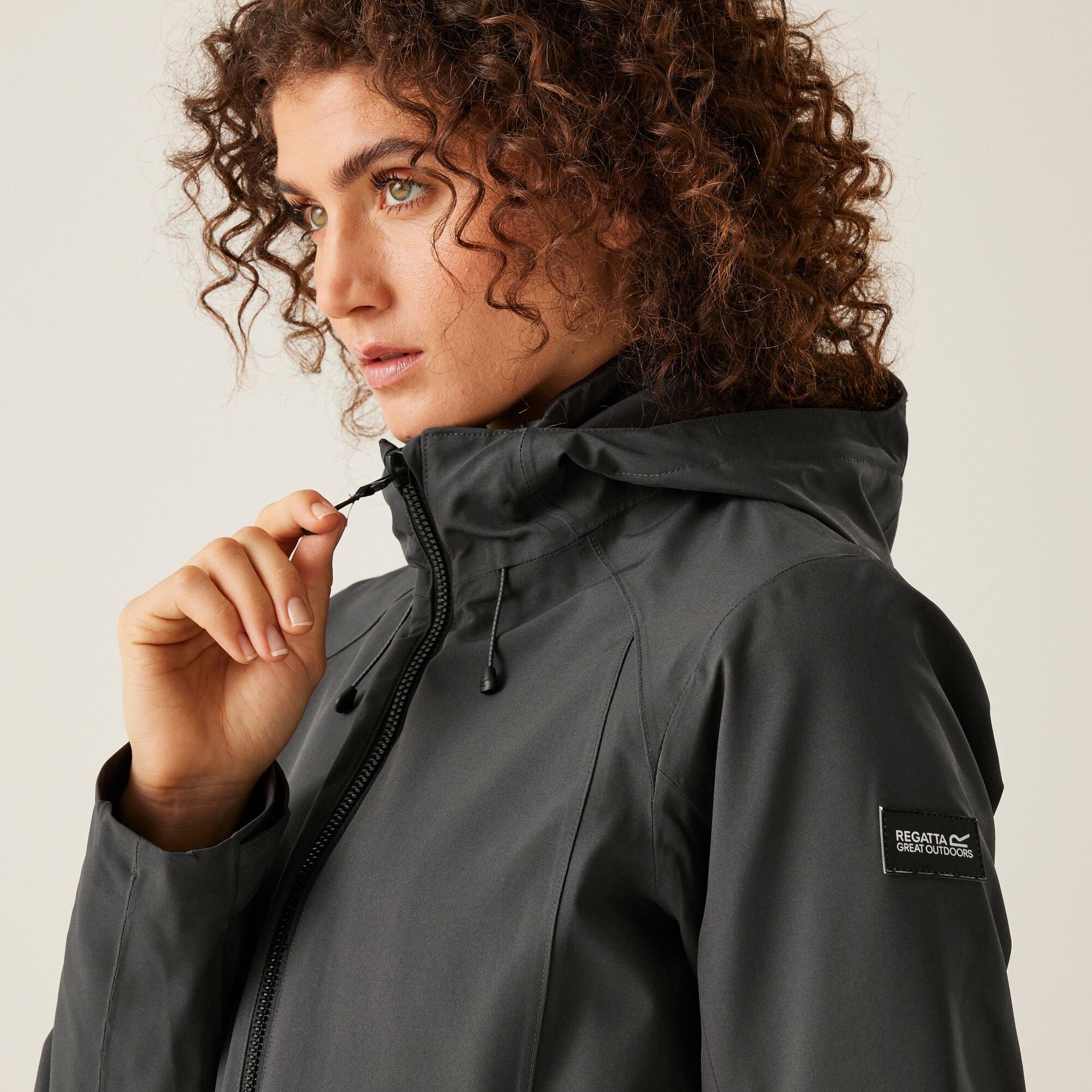 Ash(Black) - Regatta - Women's Denbury V Waterproof 3 in 1 Jacket - 7