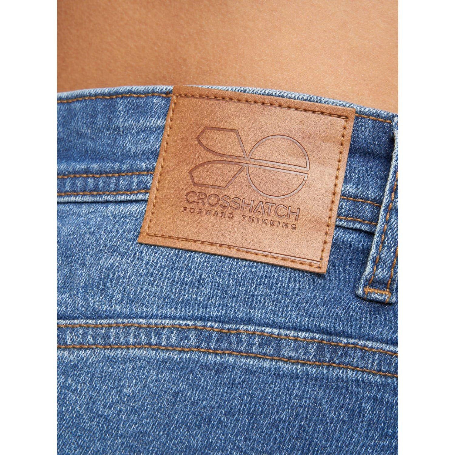 Blue - Crosshatch - Malcom Slim-Fit Jeans - 6