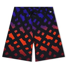 Boss All Over Monogram Swim Shorts Junior Boys