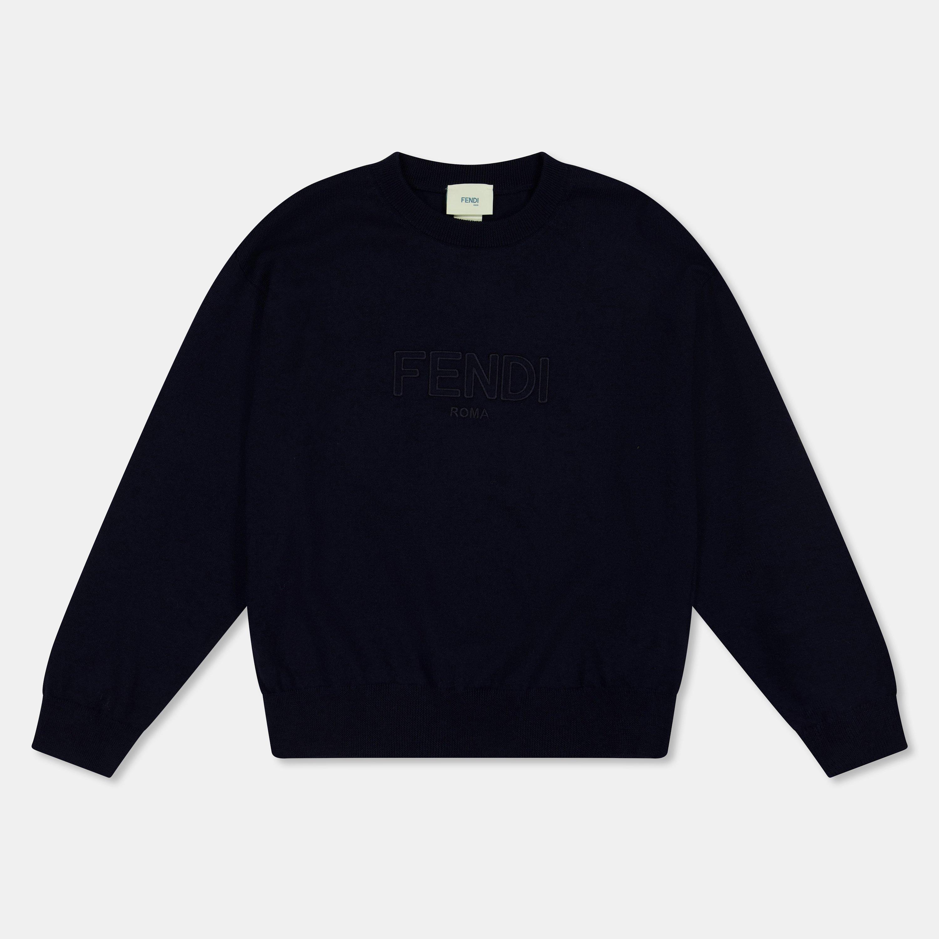 Fendi Kids' Fine Knit Top - Yale F1I11 - Size 10Y
