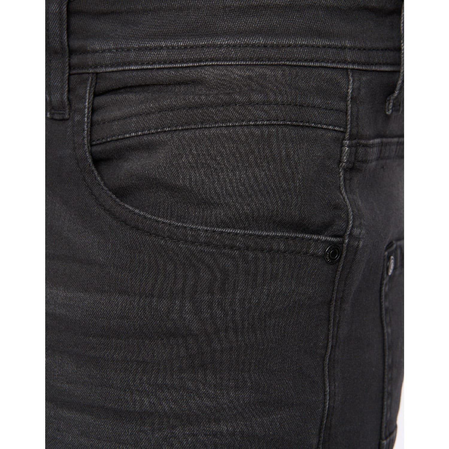 Black - Crosshatch - Winsbury Bootcut Jeans - 5