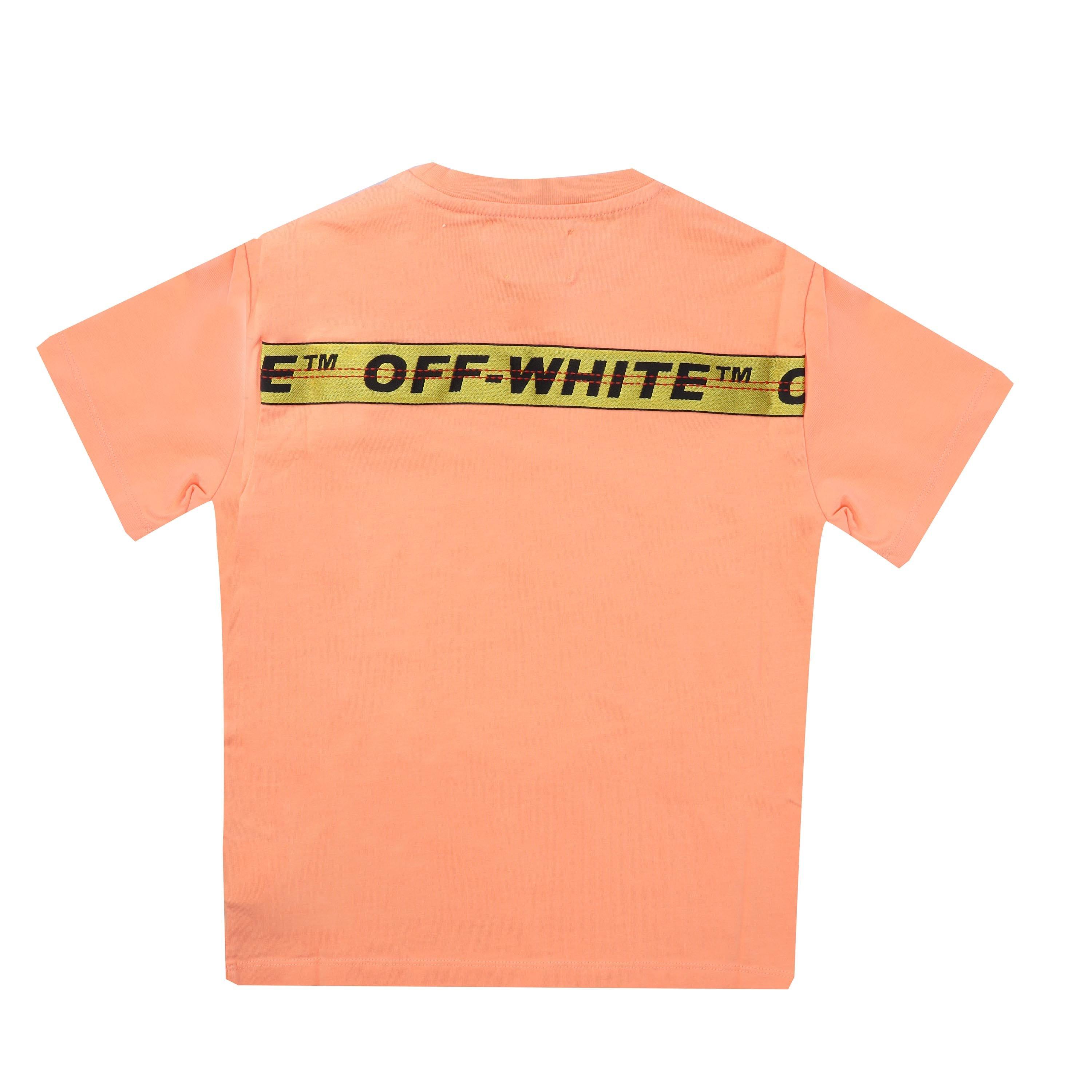 Yellow - Off White - Logo Industrial T-Shirt - 2