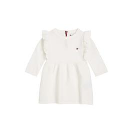 Tommy Hilfiger Long Sleeve Logo Dress Infants