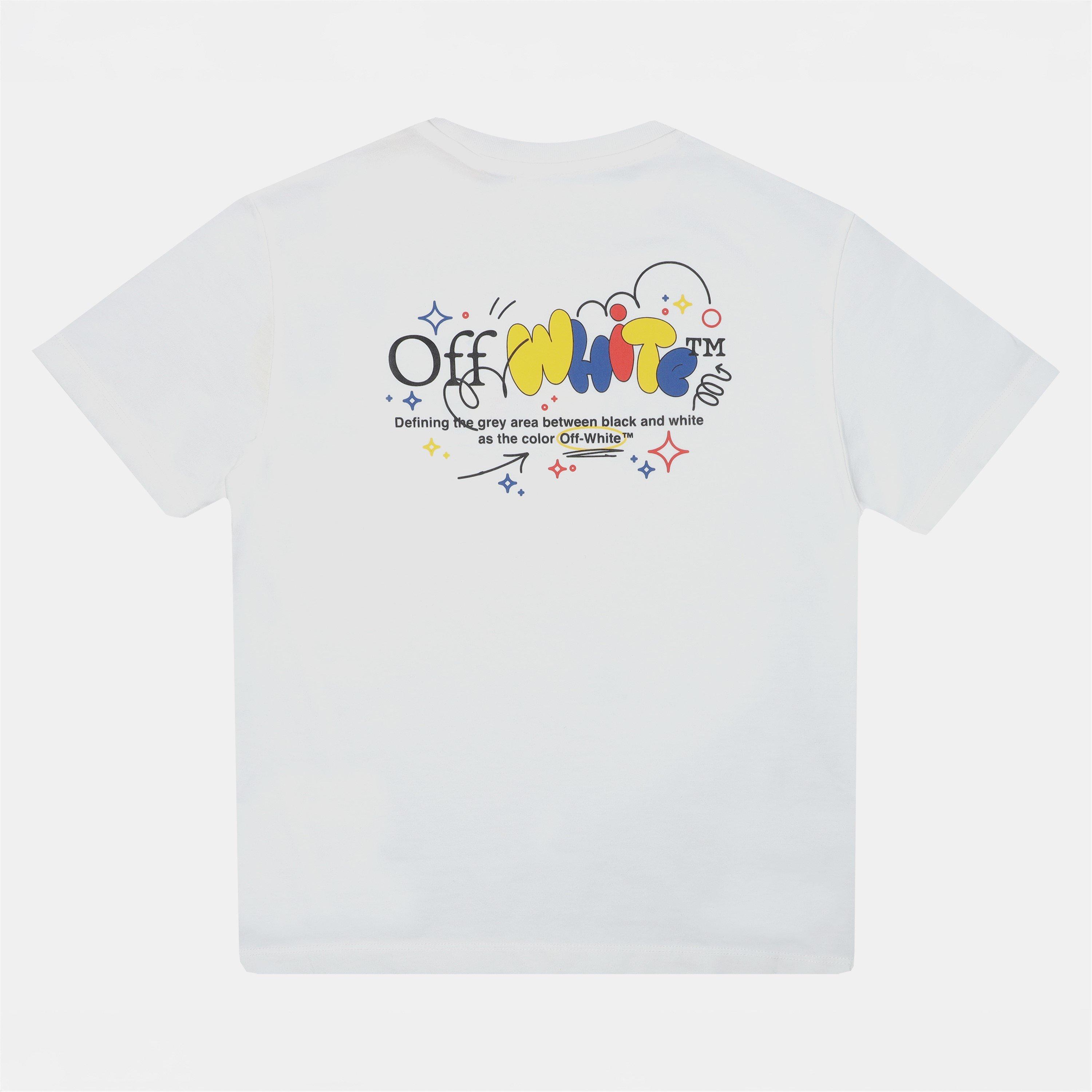 Hvid Sort - Off White - Off Funny Tee S/S In99 - 2
