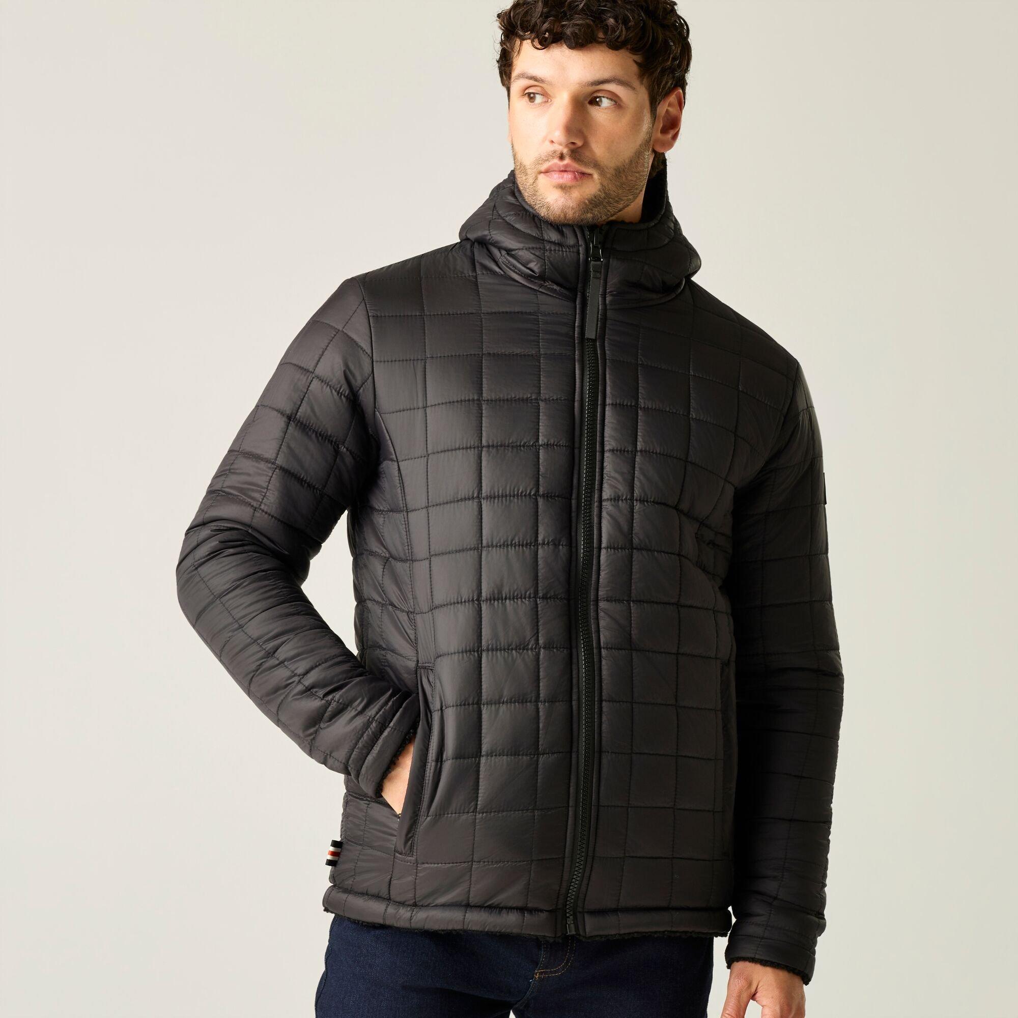Black/Black - Regatta - Mens Frankie Reversible Insulated Jacket - 8