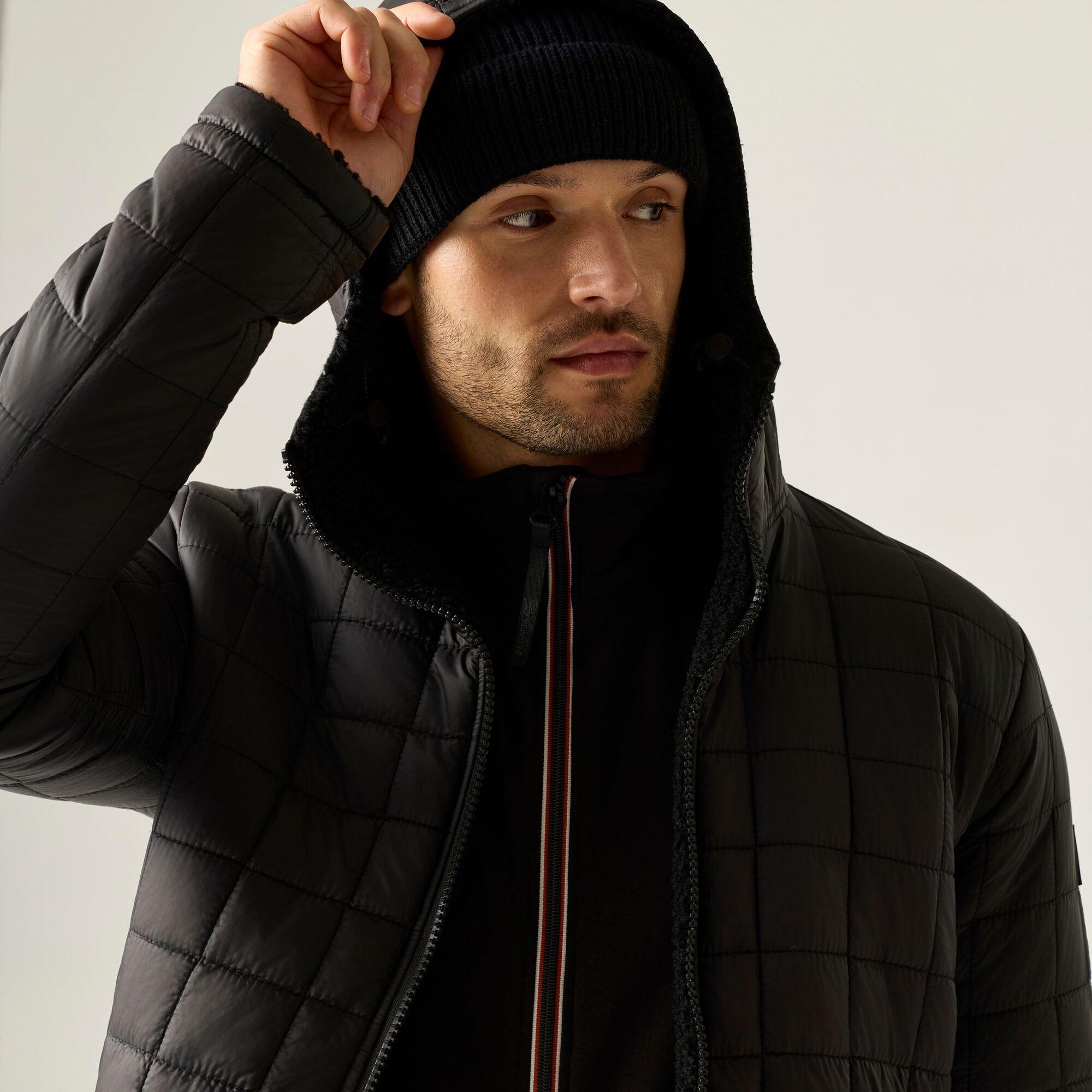Black/Black - Regatta - Mens Frankie Reversible Insulated Jacket - 9