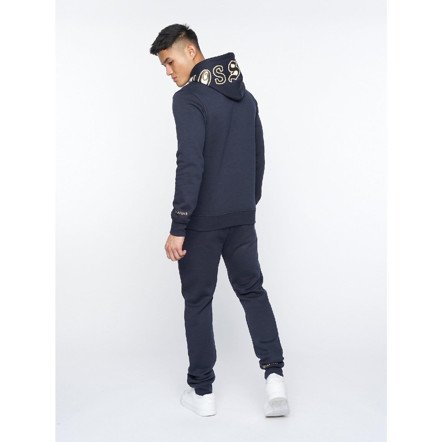 Blue - Crosshatch - Doddington Hoodie - 3