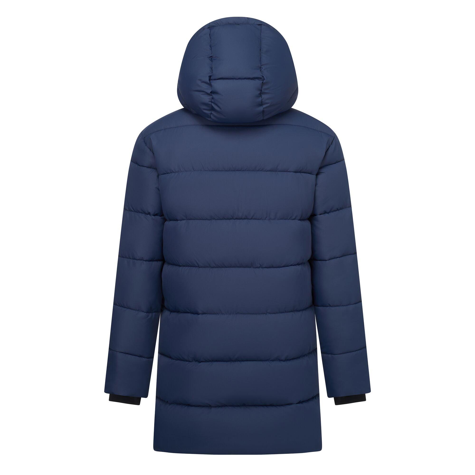 Navy(Grey Mirag - Regatta - Mens Marek Longline Insulated Jacket - 10