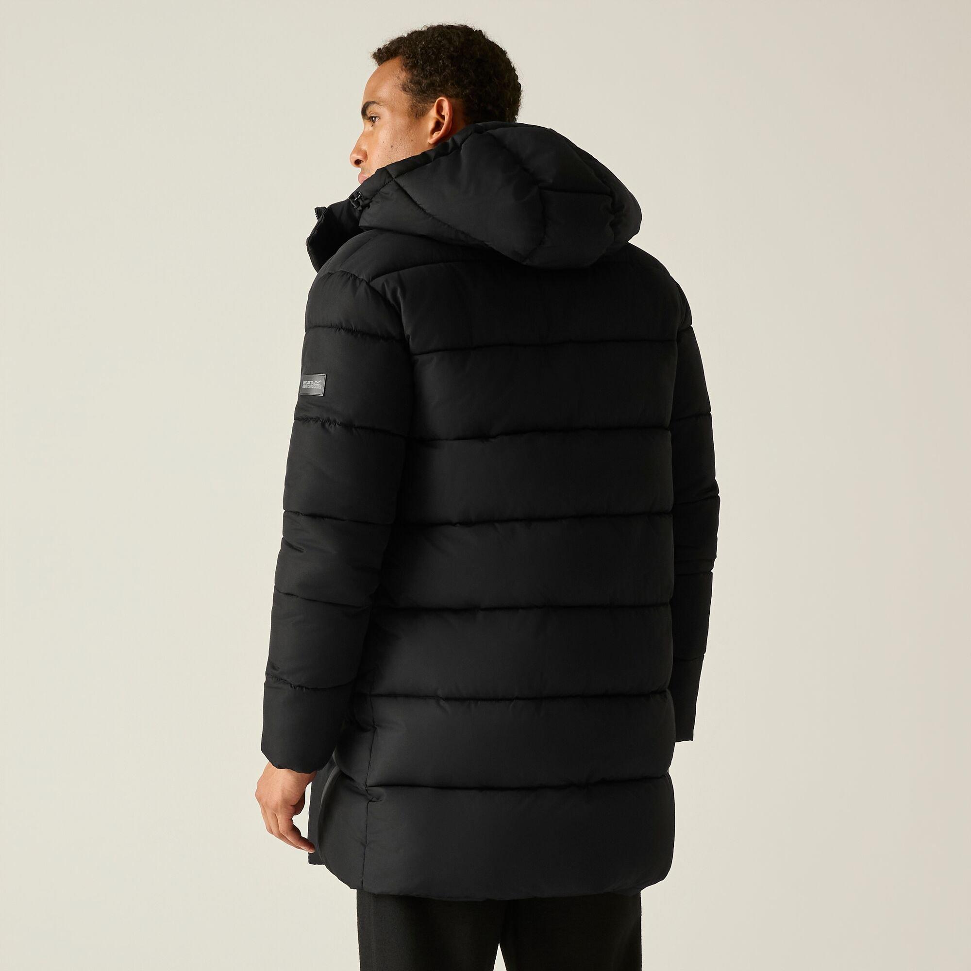 Black(Pineneedl - Regatta - Mens Marek Longline Insulated Jacket - 3