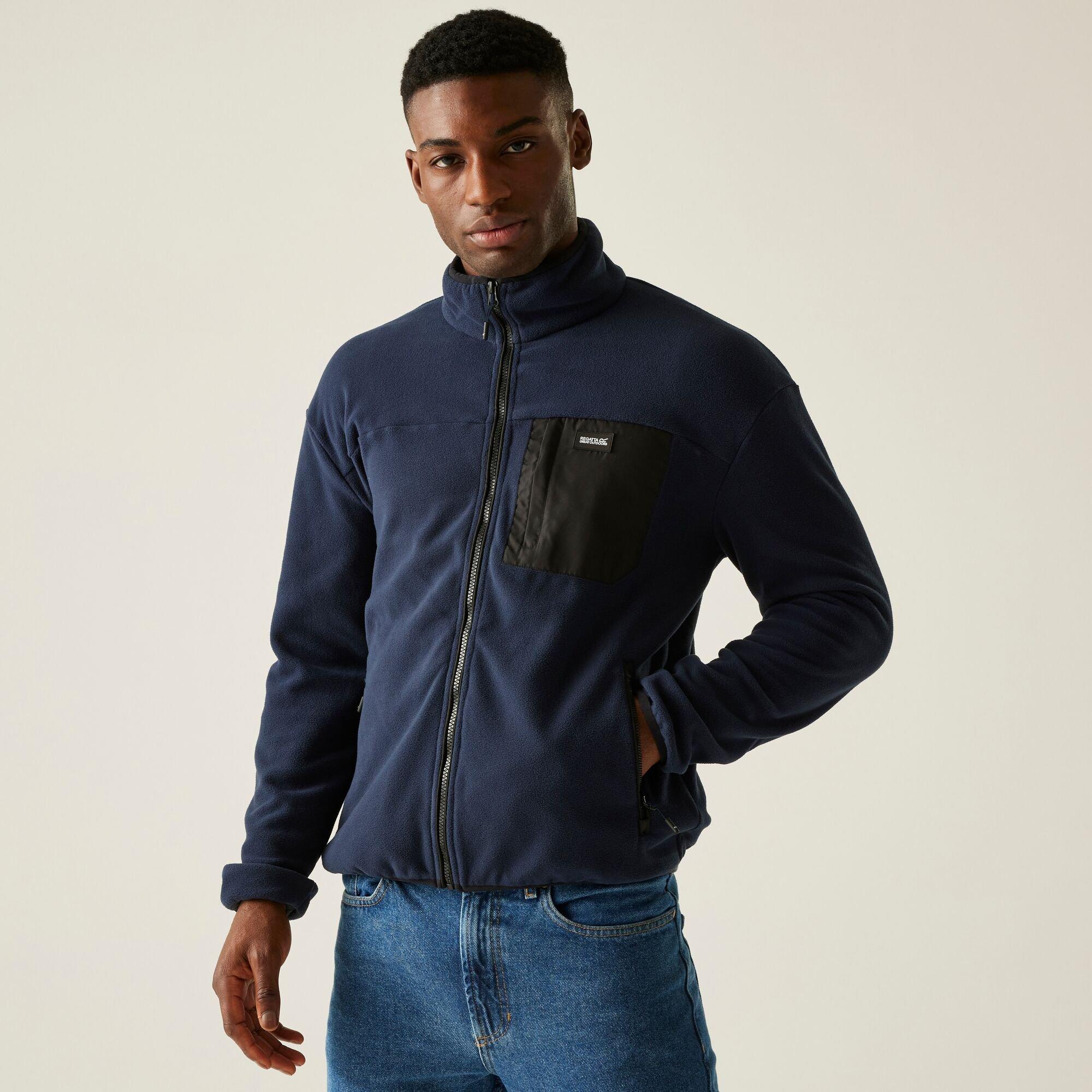 Regatta Men's Navy Blue Frankie Full Zip Fleece - 4XL