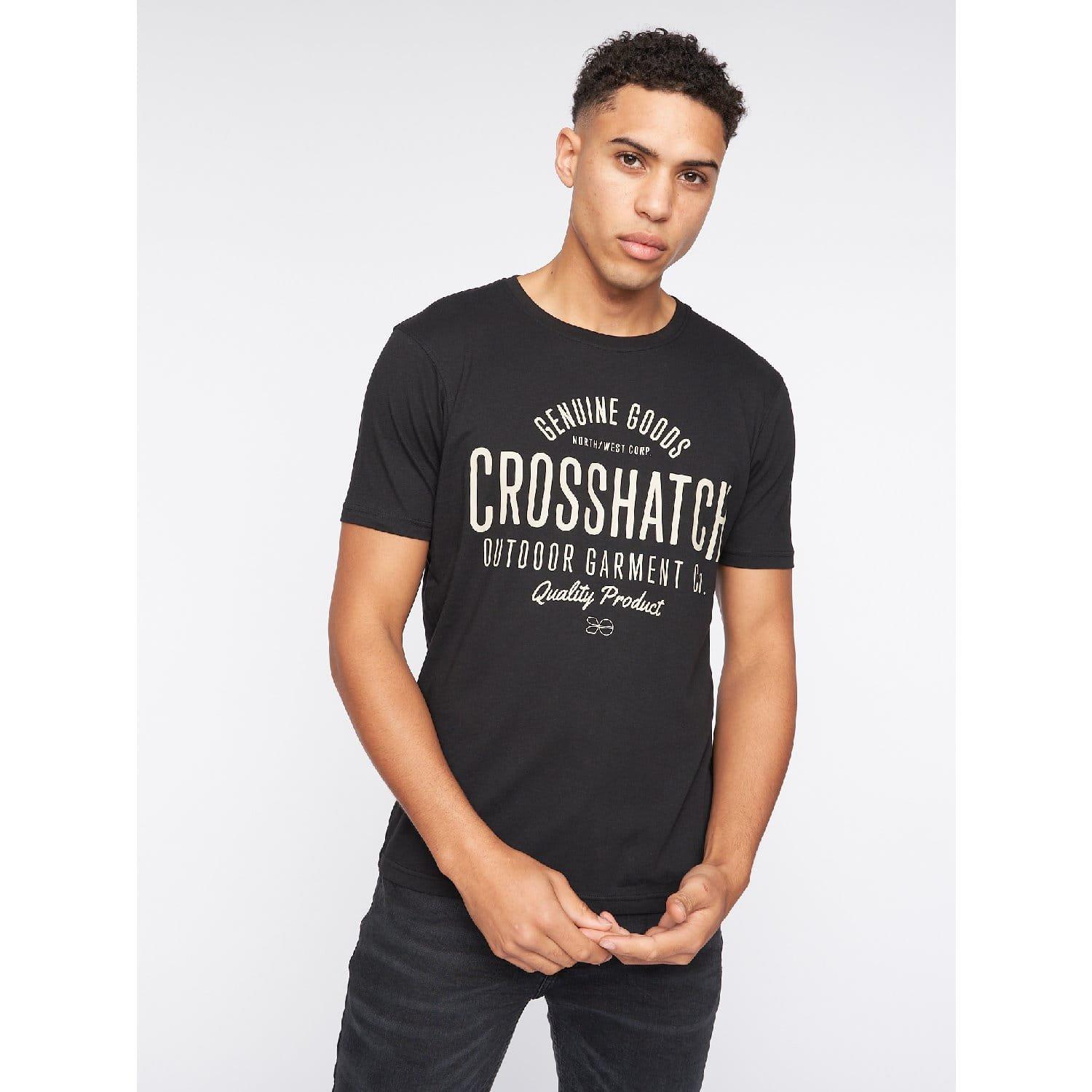 Multi Colour - Crosshatch - 5 Pack of Luckmoore Printed T-Shirts - 5