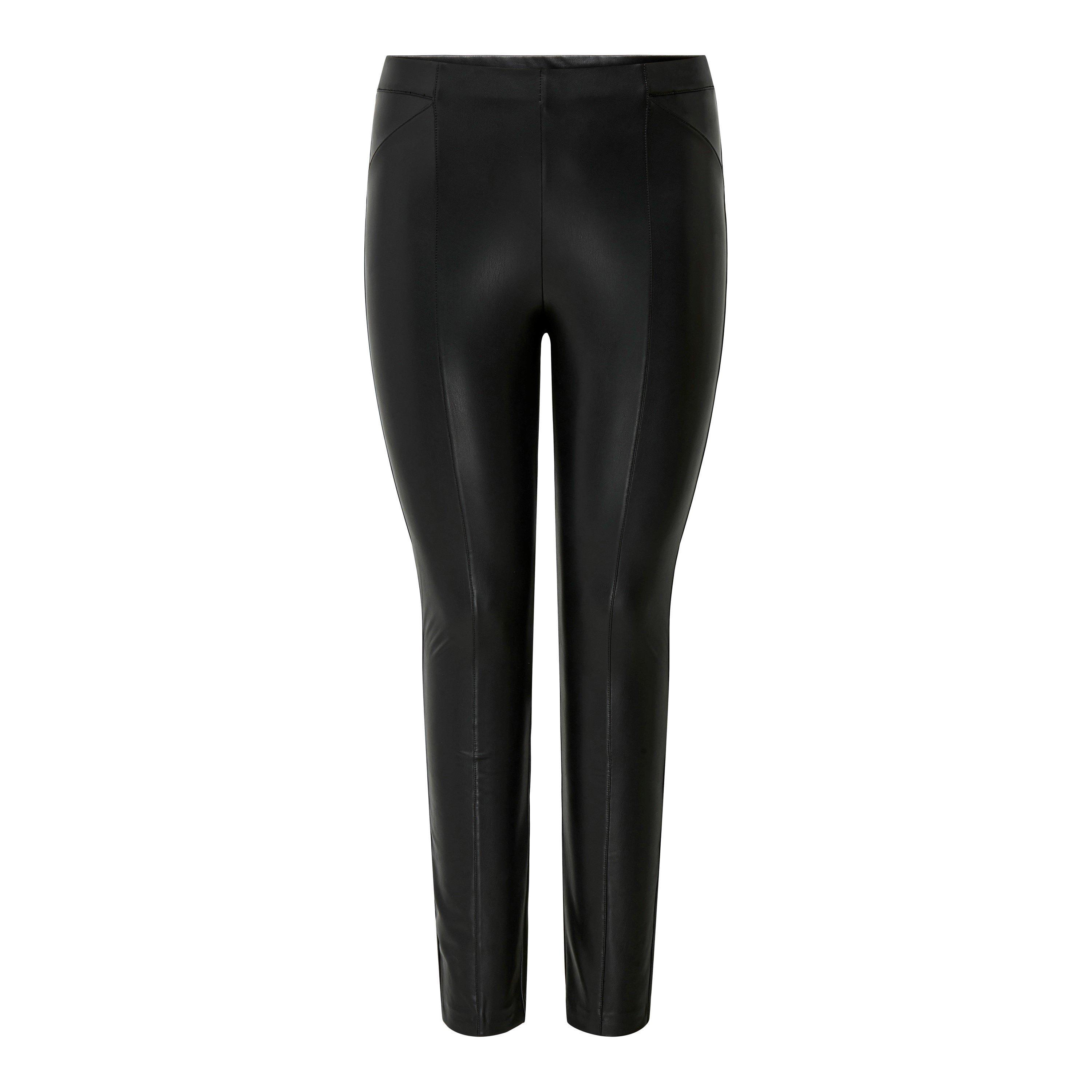 Black - Only - Leather Trouser - 6