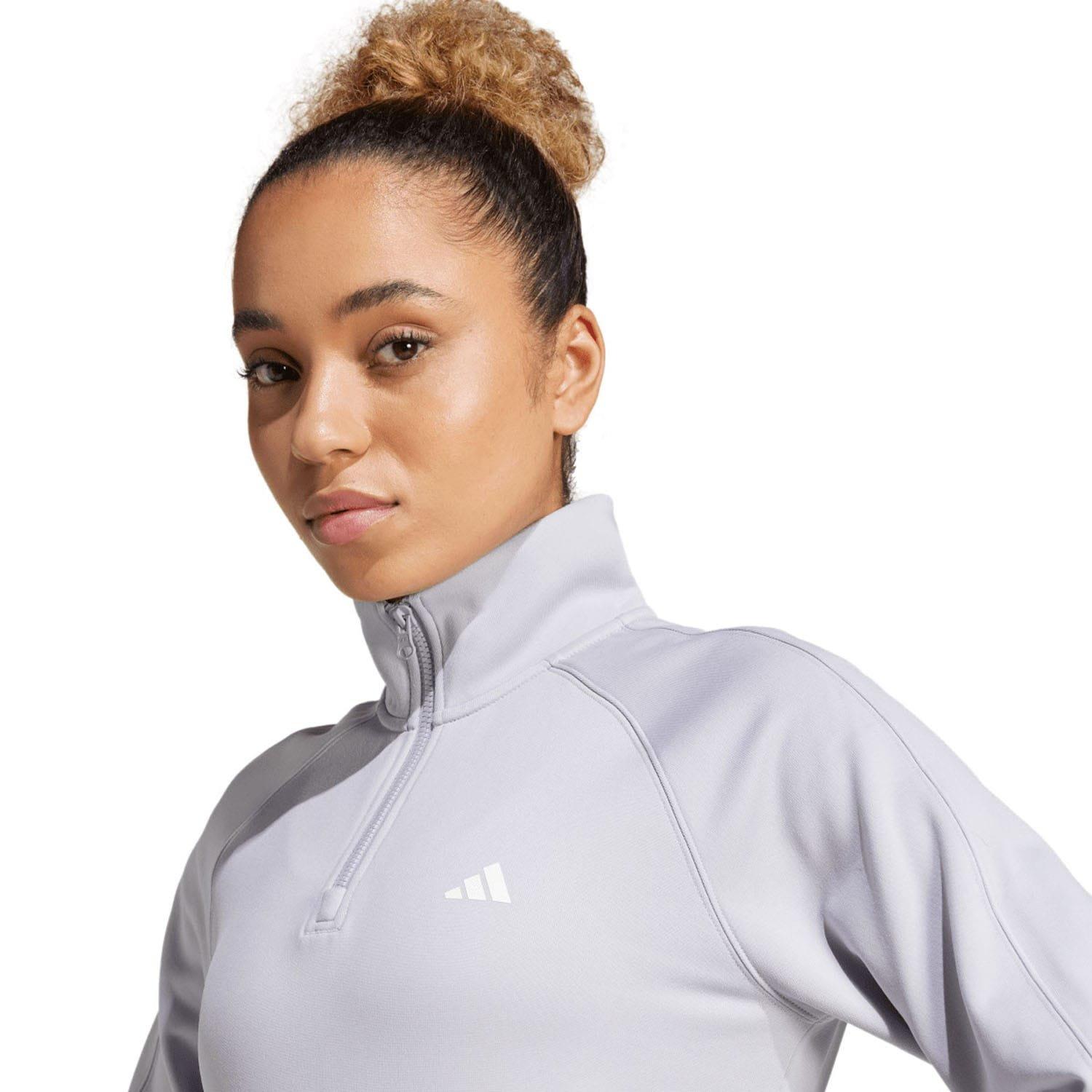 Grau - adidas - Game & Go 1/4 Zip Top - 5