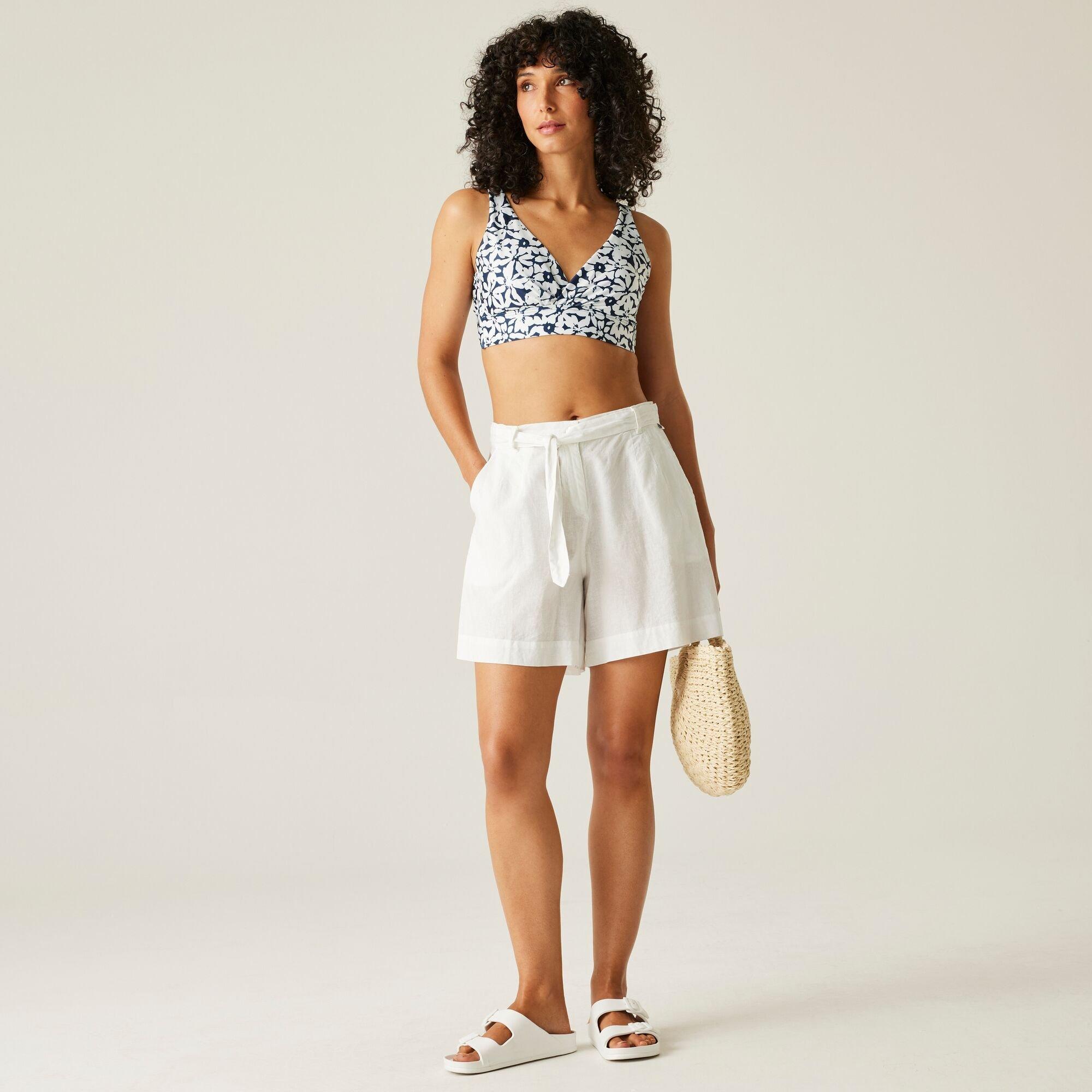 Regatta Women's Paloma Bikini Top In Navy/white Larg