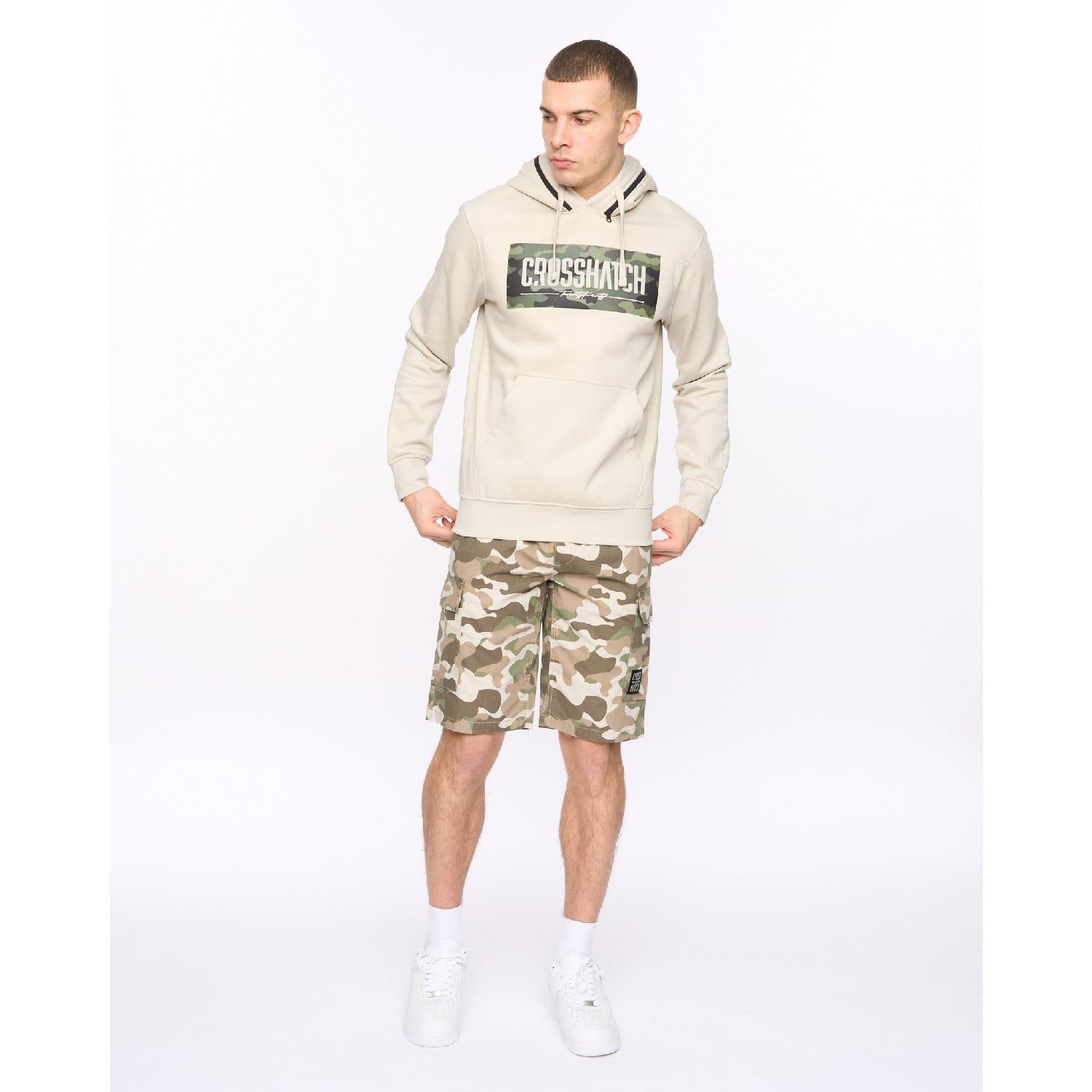 Grey - Crosshatch - Camtort Hoodie - 3