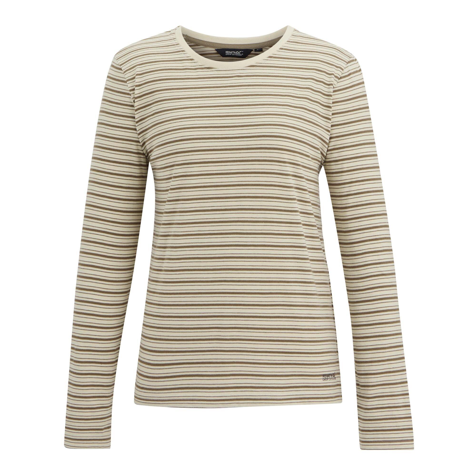 Light Vanilla/M - Regatta - Women's Federica Long-Sleeve T-Shirt - 7