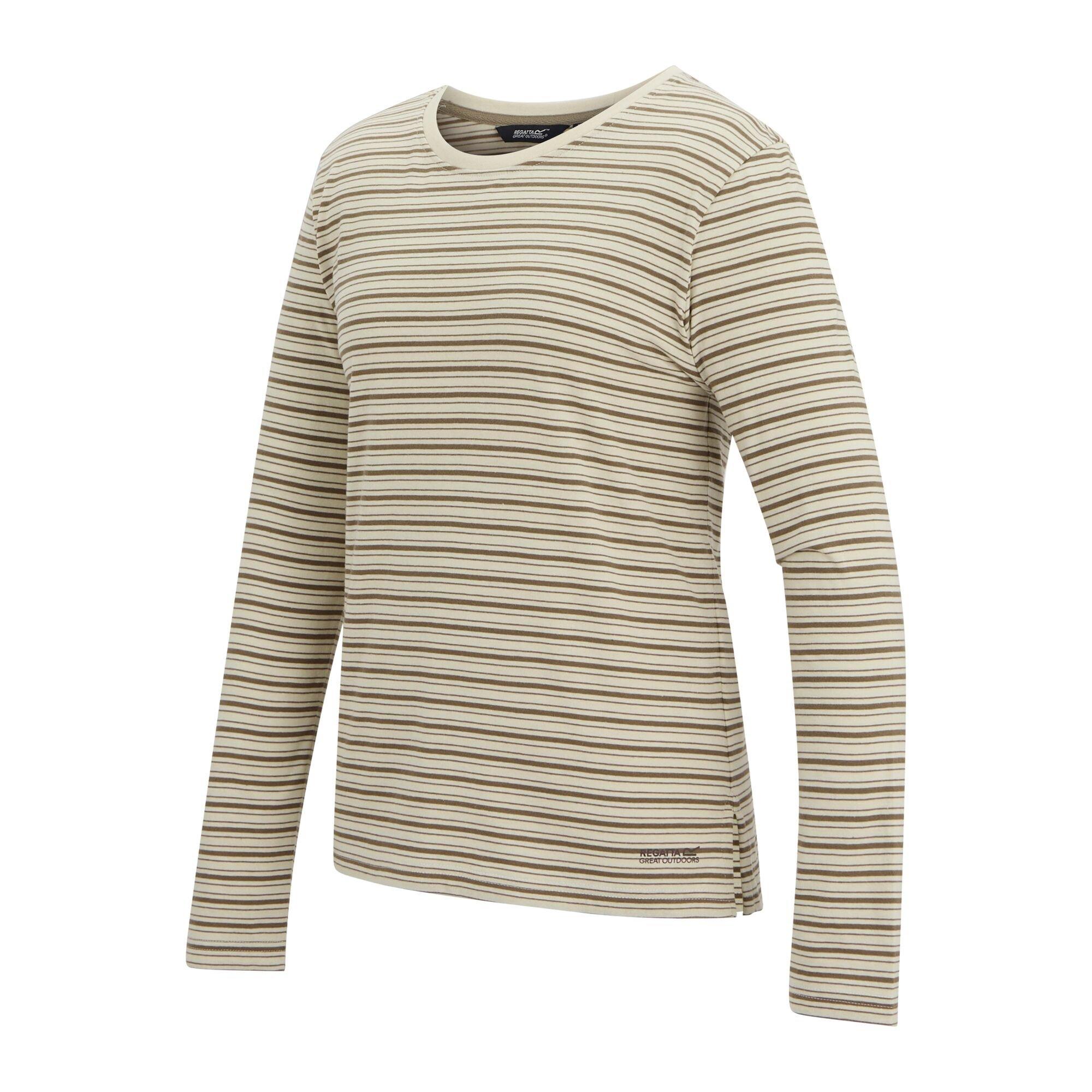 Light Vanilla/M - Regatta - Women's Federica Long-Sleeve T-Shirt - 9