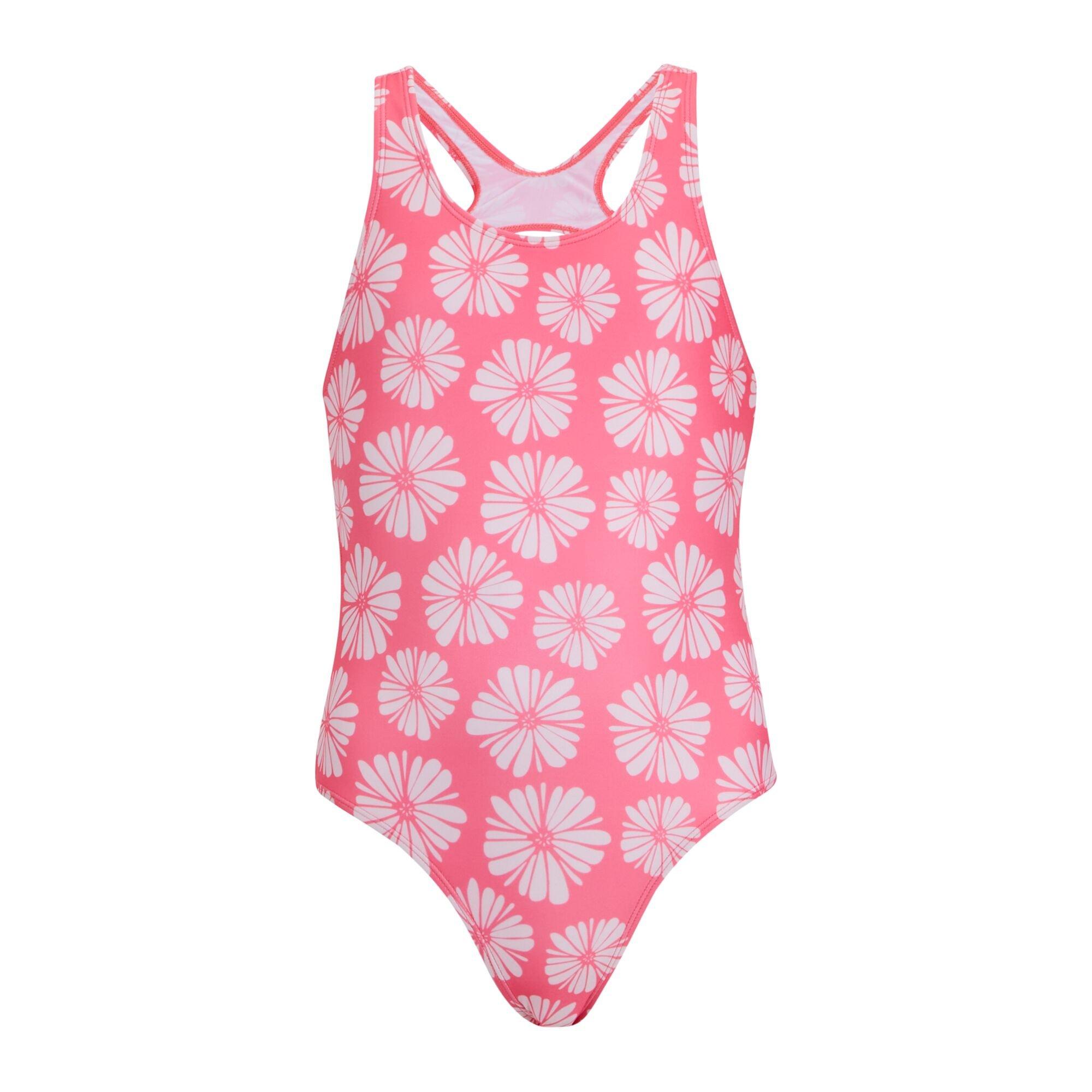 Regatta  Kids Kids Katrisse Stretch Swimwear - Pinkhazpetal - 3-4 Years