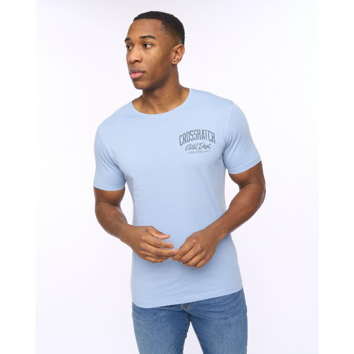 Multi Colour - Crosshatch - 5 Pack of College Theme Print T-Shirts - 4