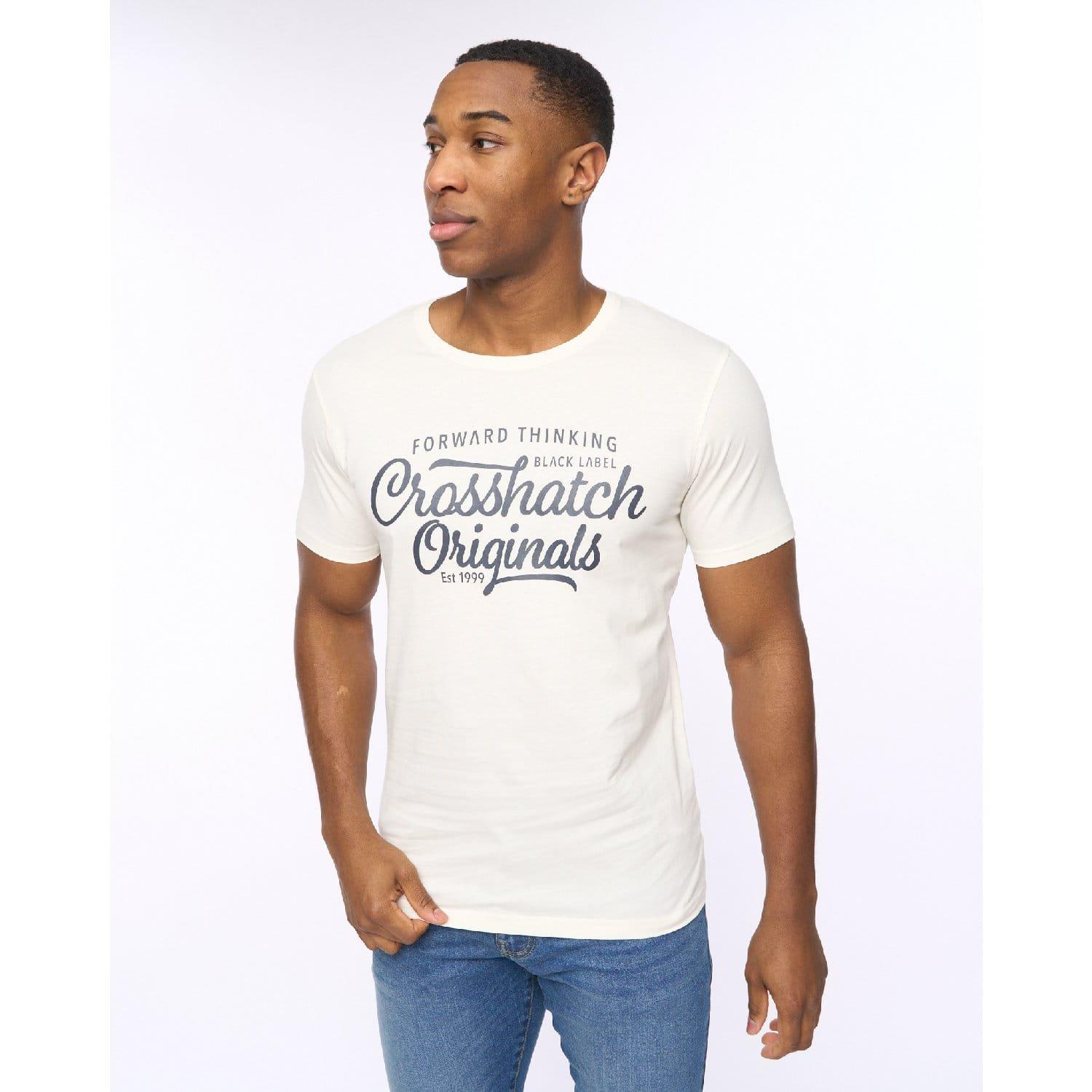 Multi Colour - Crosshatch - 5 Pack of College Theme Print T-Shirts - 5