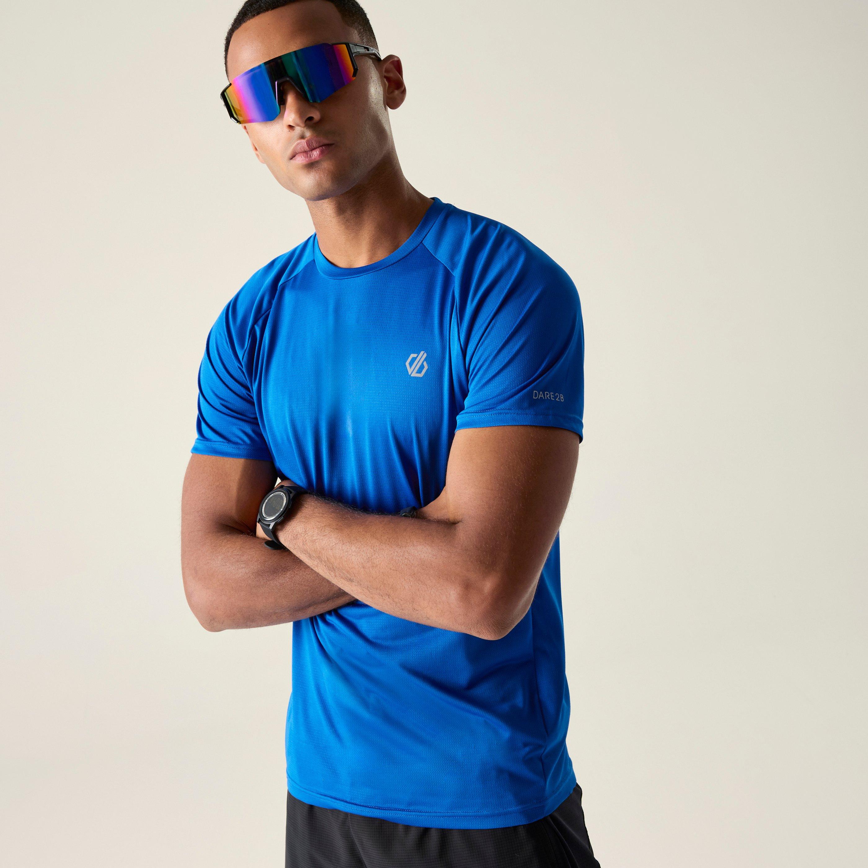 Dare 2B Men's Blue Accelerate Fitness T-Shirt Size: Xs - Image 7