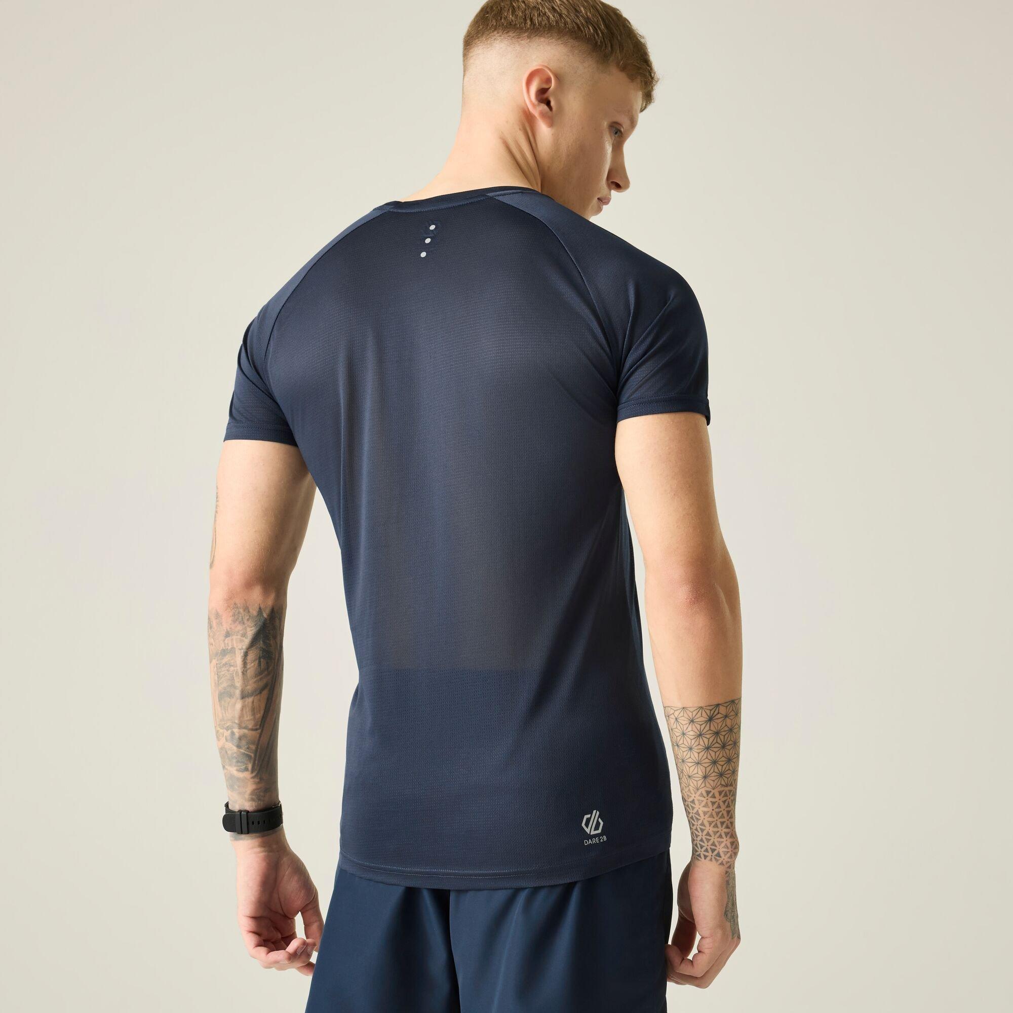 Navy - Dare 2b - Mens Accelerate Quick-Drying T-Shirt - 2
